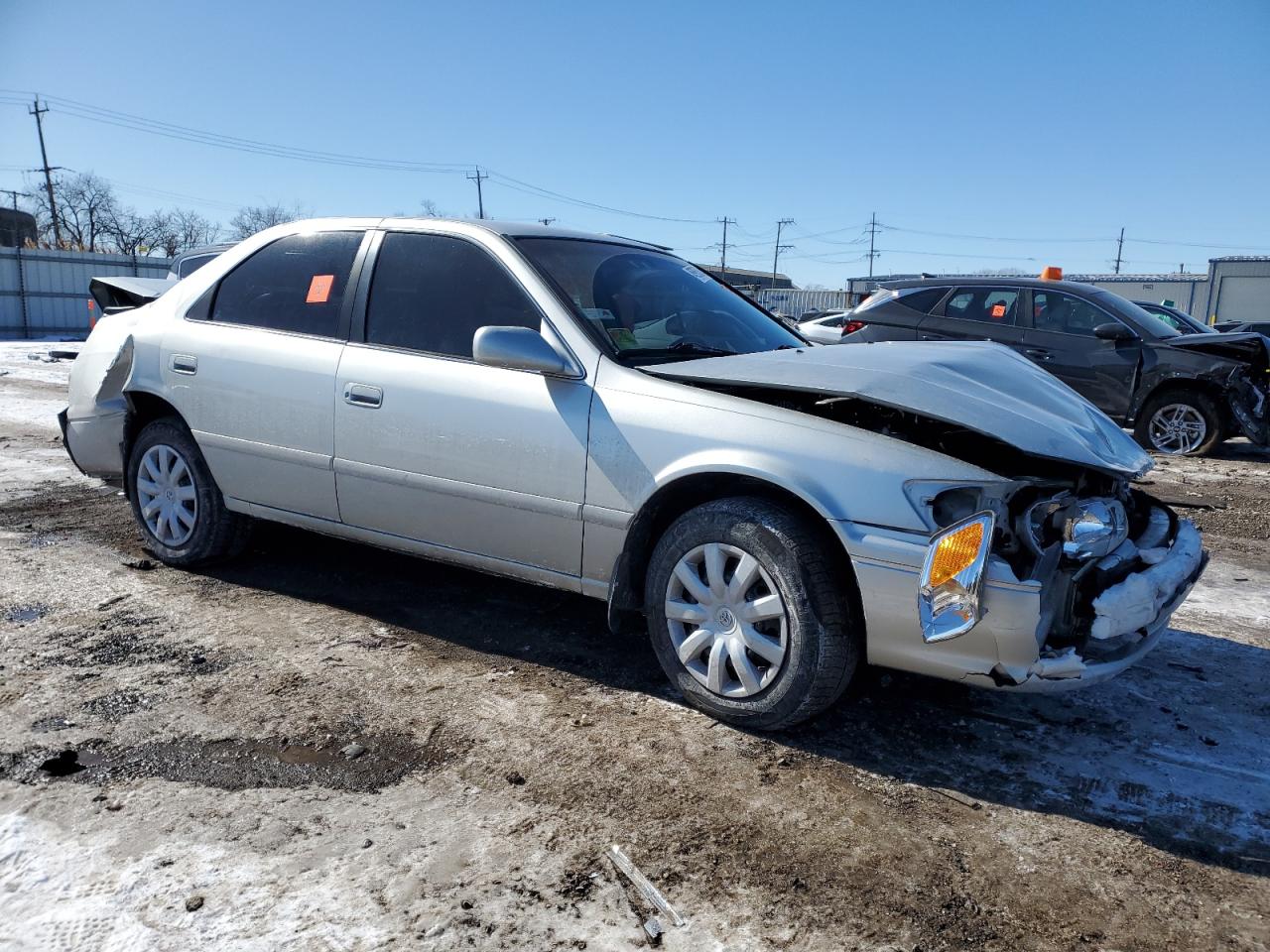 2000 Toyota Camry VIN 4T1BG22K6YU703858 Copart auction photo, front end / rear end damage thumbnail 4