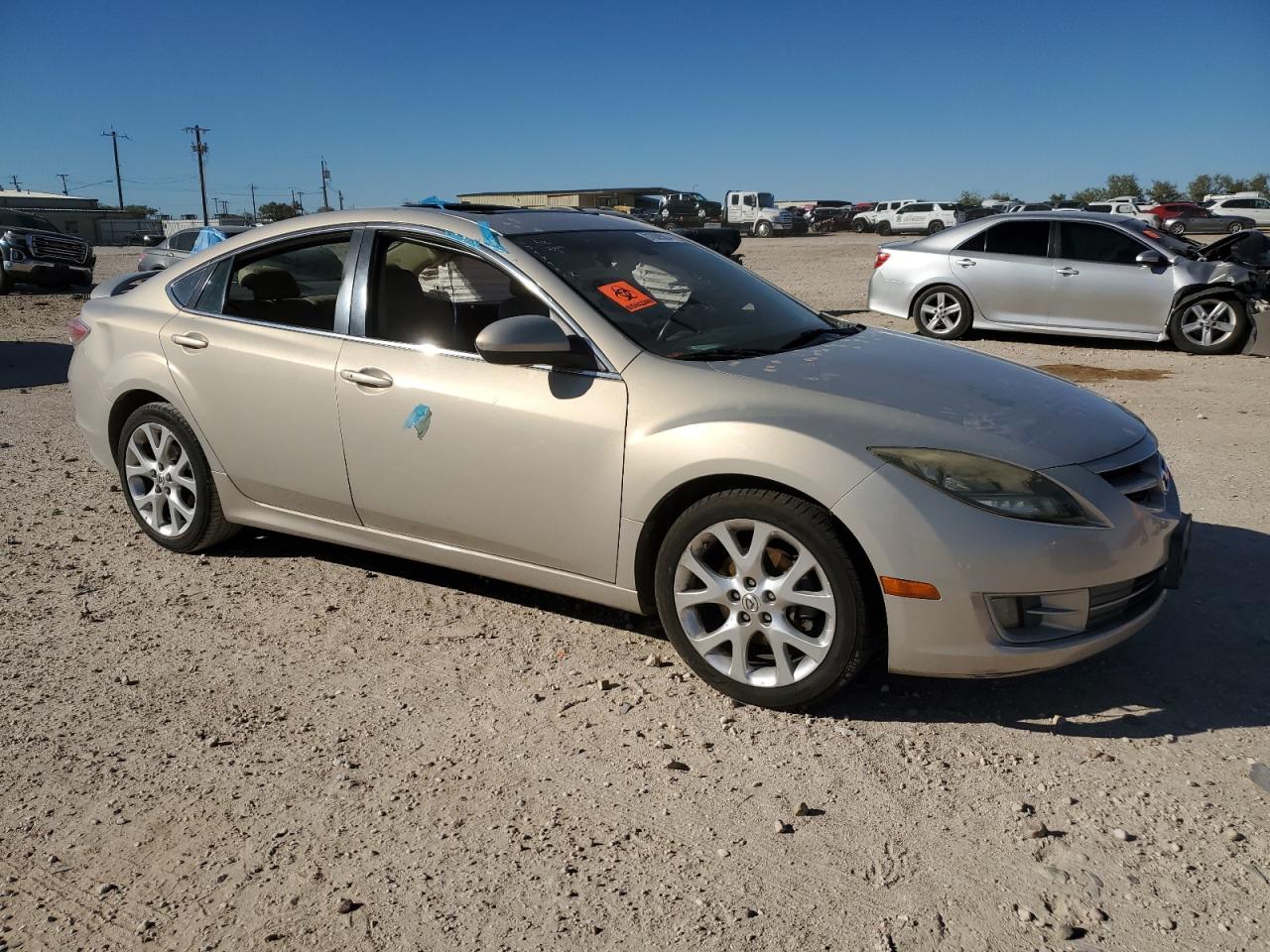2009 Mazda 6 VIN 1YVHP82B795M35538 Copart auction photo, side damage thumbnail 4