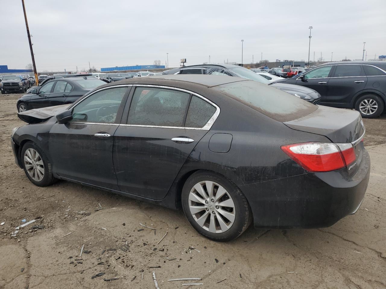 2014 Honda Accord VIN 1HGCR2F78EA059559 Copart auction photo, front end damage thumbnail 2