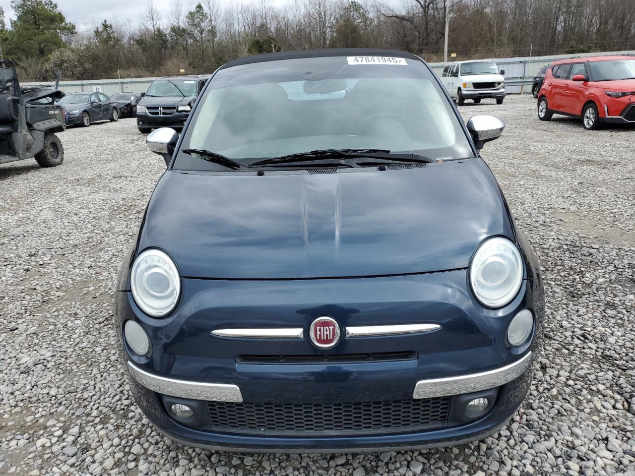 2014 Fiat 500 VIN 3C3CFFER8ET238313 Copart auction photo, vandalism damage thumbnail 5