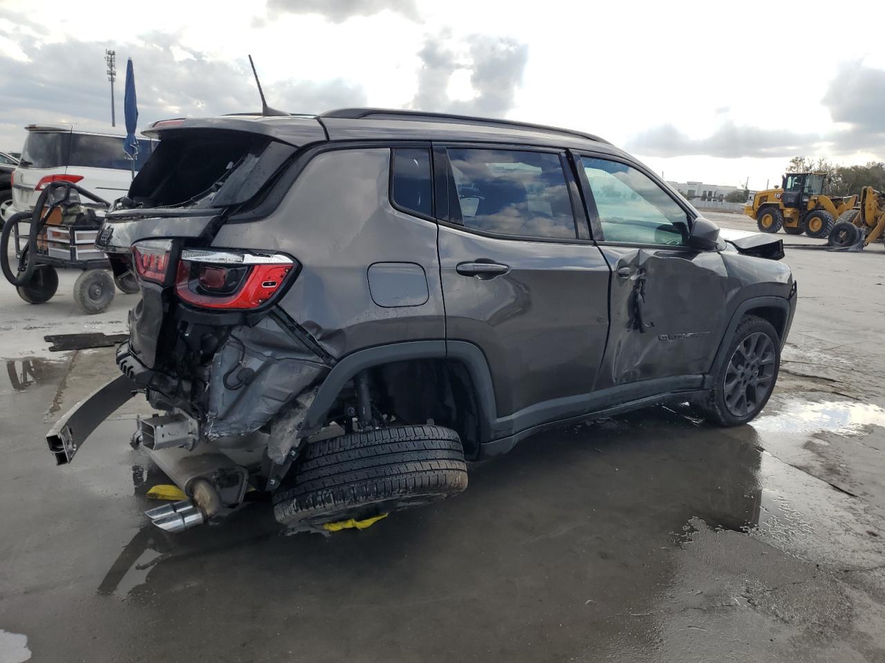 2021 Jeep Compass VIN 3C4NJCEB9MT563622 Copart auction photo, all over damage thumbnail 3