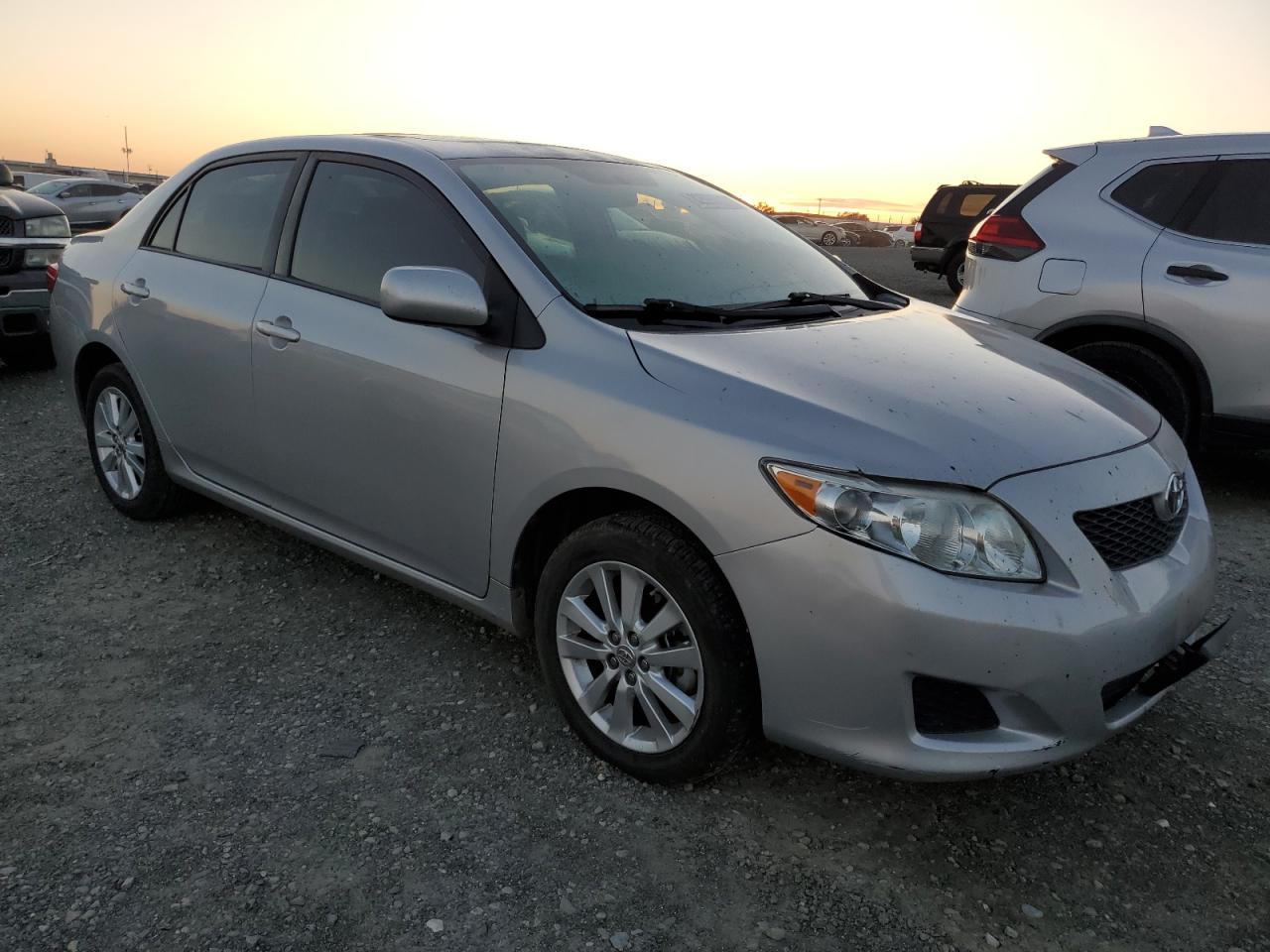 2009 Toyota Corolla VIN 1NXBU40EX9Z075807 Copart auction photo, side damage thumbnail 4