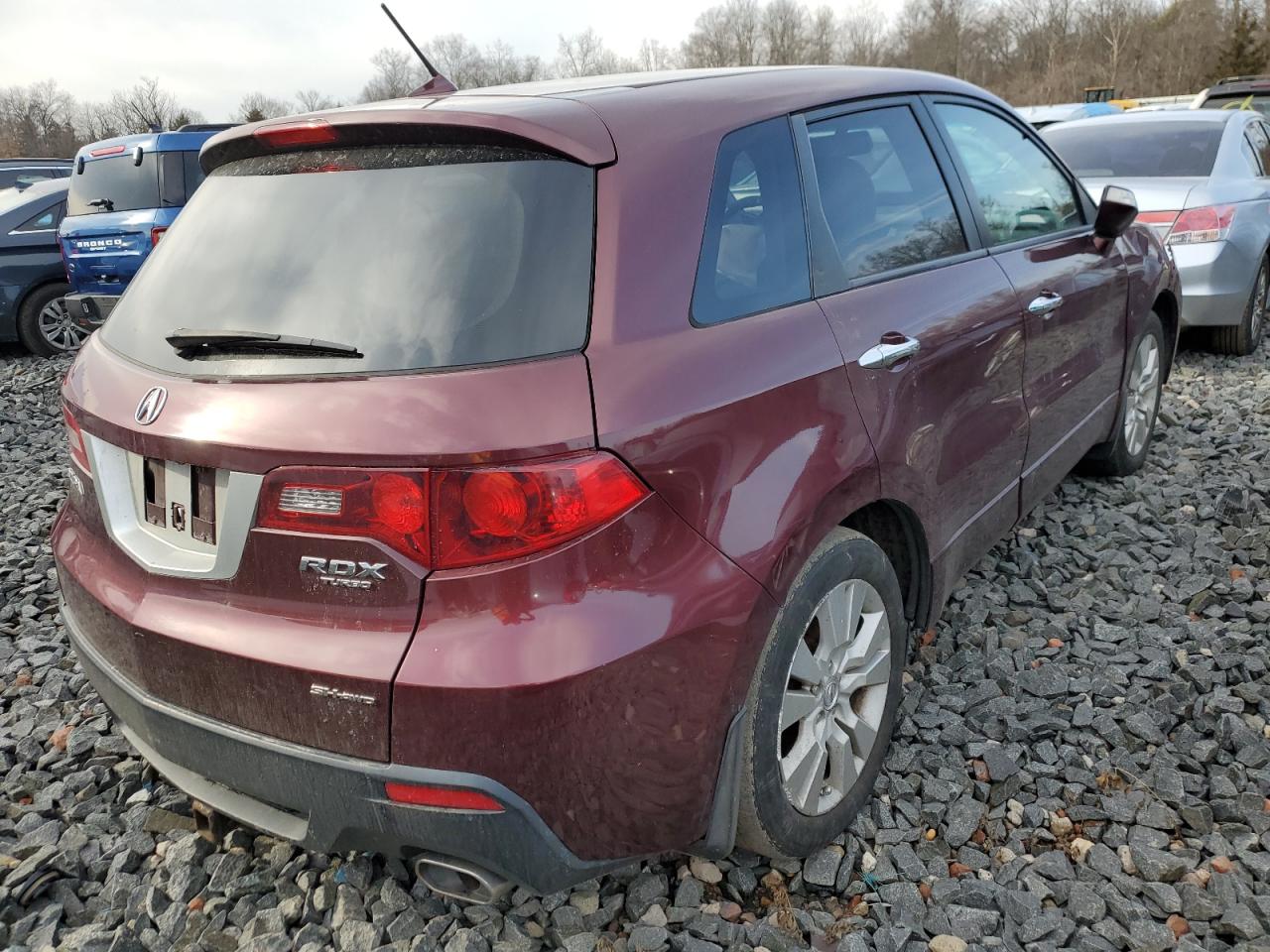 2010 Acura RDX VIN 5J8TB1H22AA005703 Copart auction photo, front end damage thumbnail 3