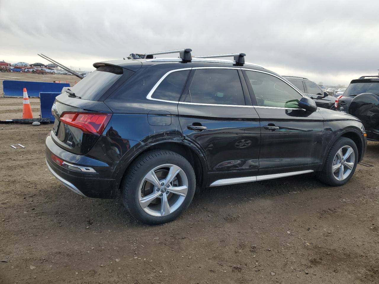 2020 Audi Q5 VIN WA1BNAFY4L2030876 Copart auction photo, side damage thumbnail 3