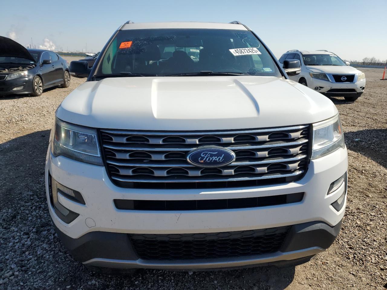 2017 Ford Explorer VIN 1FM5K8D86HGA98559 Copart auction photo, rear end / front end damage thumbnail 5