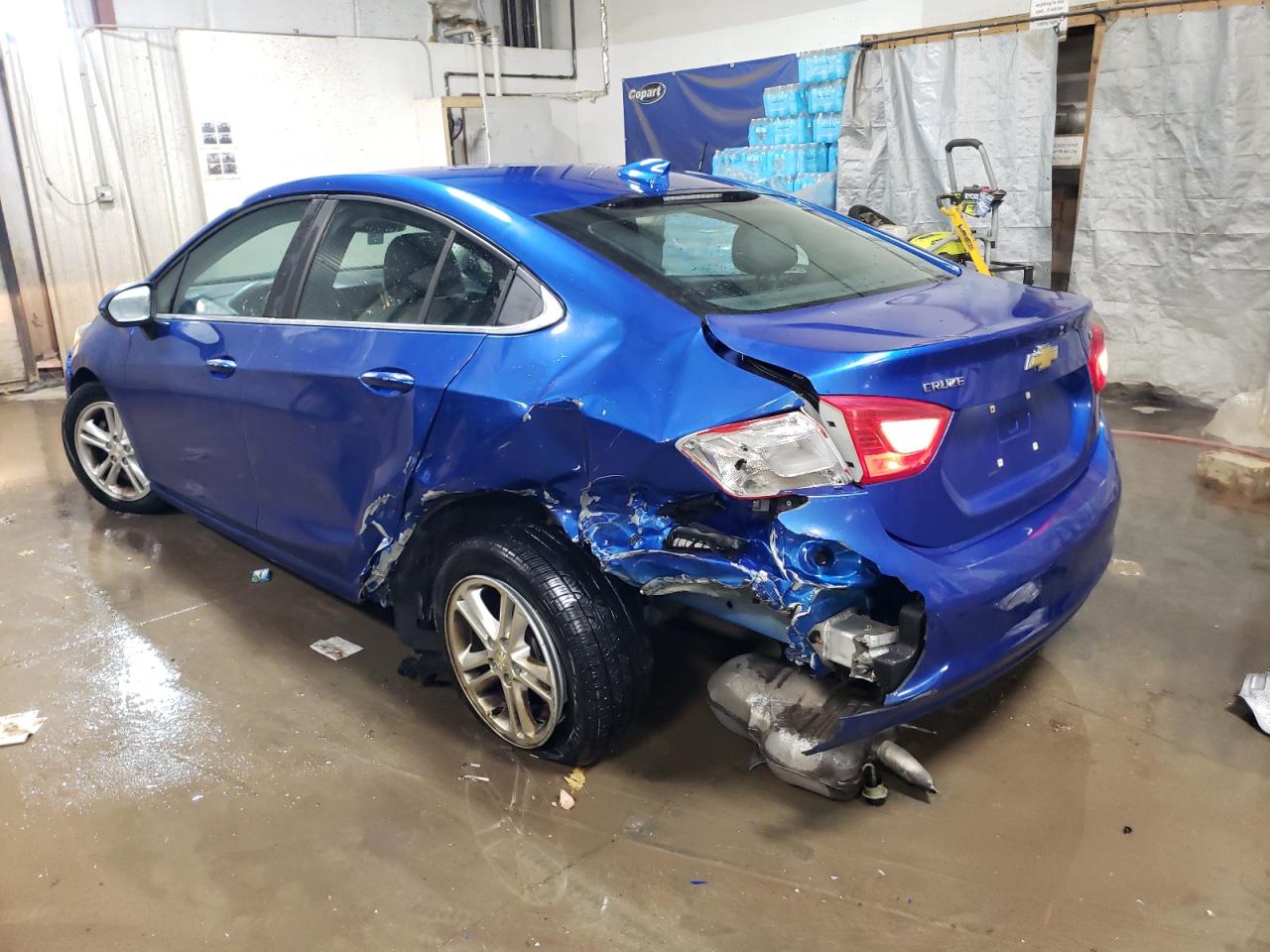 2016 Chevrolet Cruze VIN 1G1BE5SM0G7317584 Copart auction photo, rear end / side damage thumbnail 2