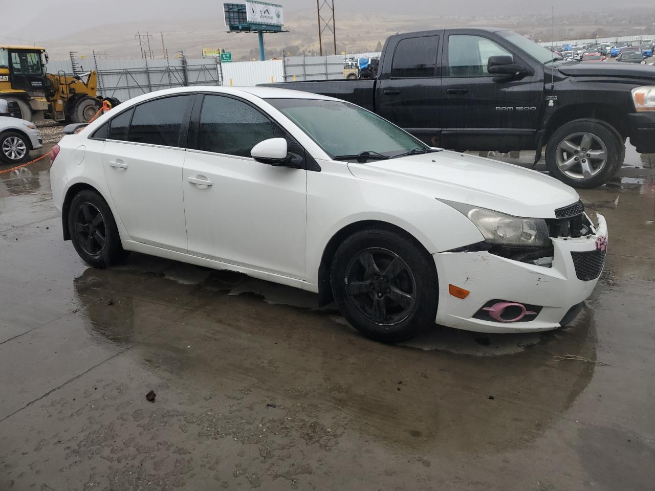 2013 Chevrolet Cruze VIN 1G1PC5SB6D7236062 Copart auction photo, side / front end damage thumbnail 4