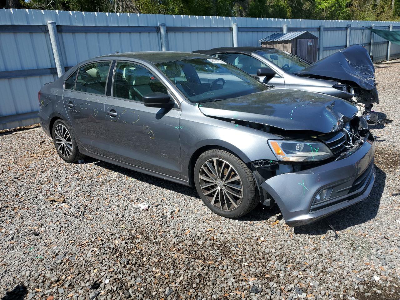 2016 Volkswagen Jetta VIN 3VWD17AJ2GM399965 Copart auction photo, front end damage thumbnail 4