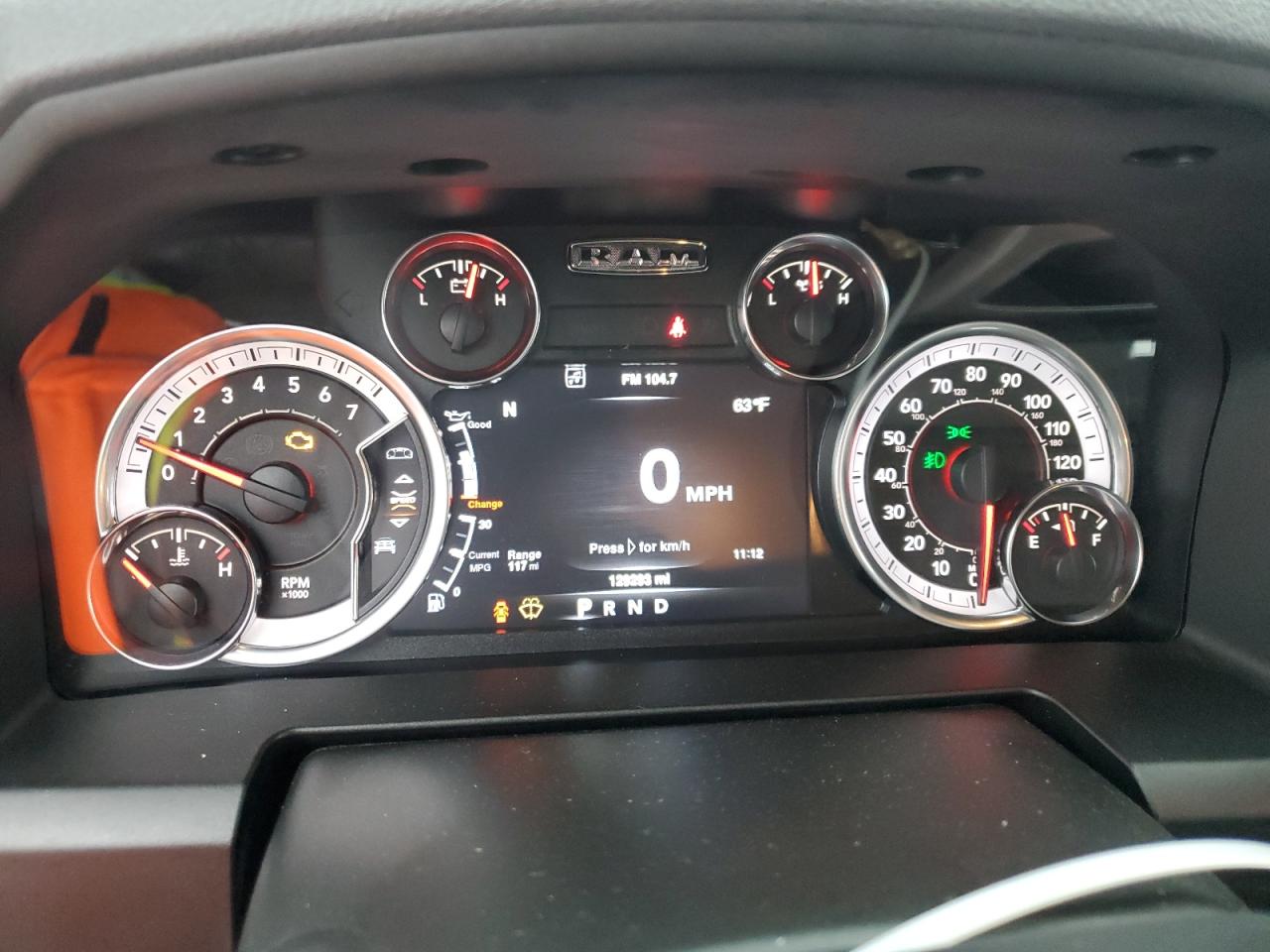 2019 RAM 1500 VIN 1C6RR7LT0KS635732 Copart auction photo, front end damage thumbnail 9