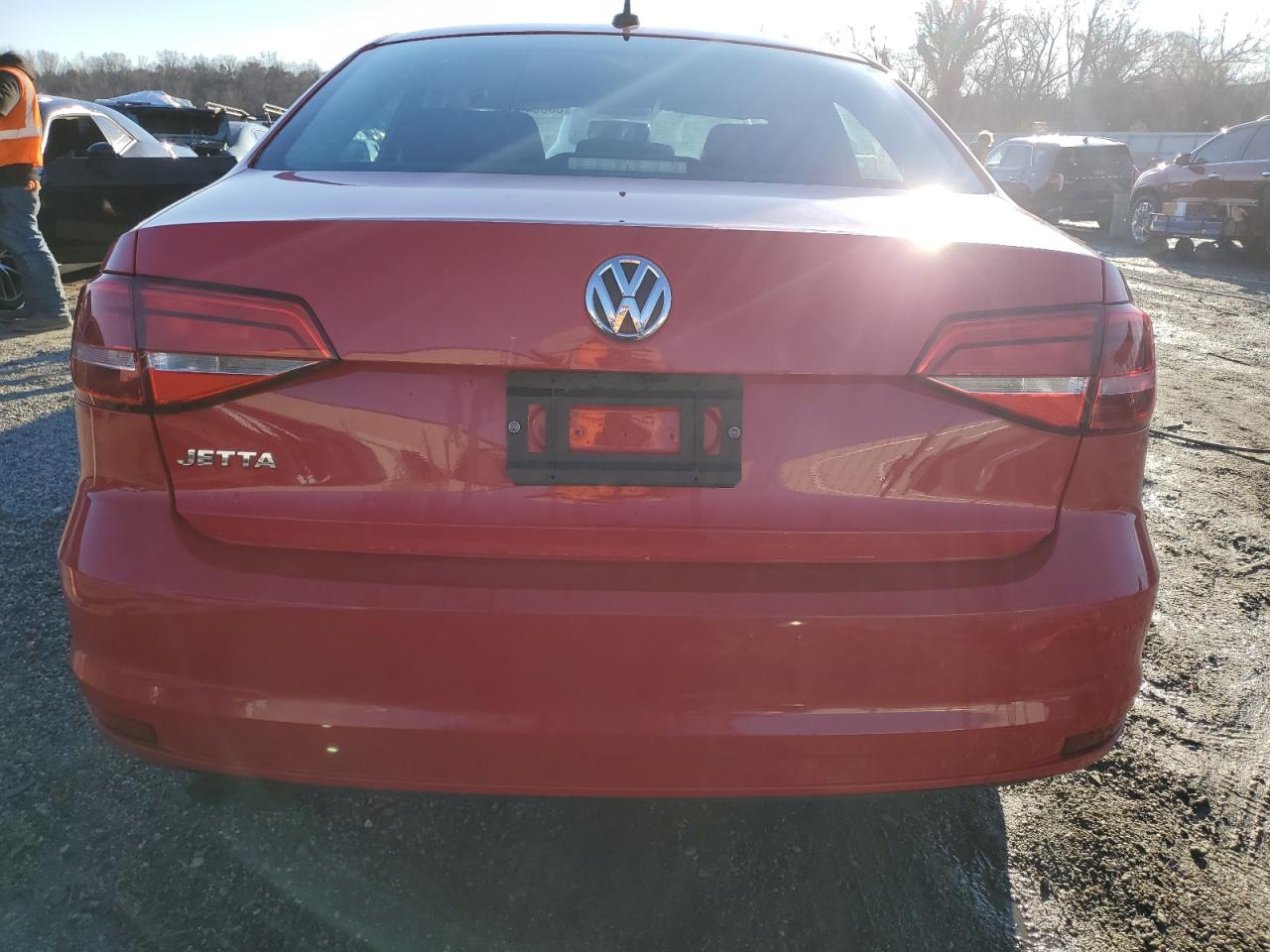 2015 Volkswagen Jetta VIN 3VW2K7AJ8FM315957 Copart auction photo, front end damage thumbnail 6