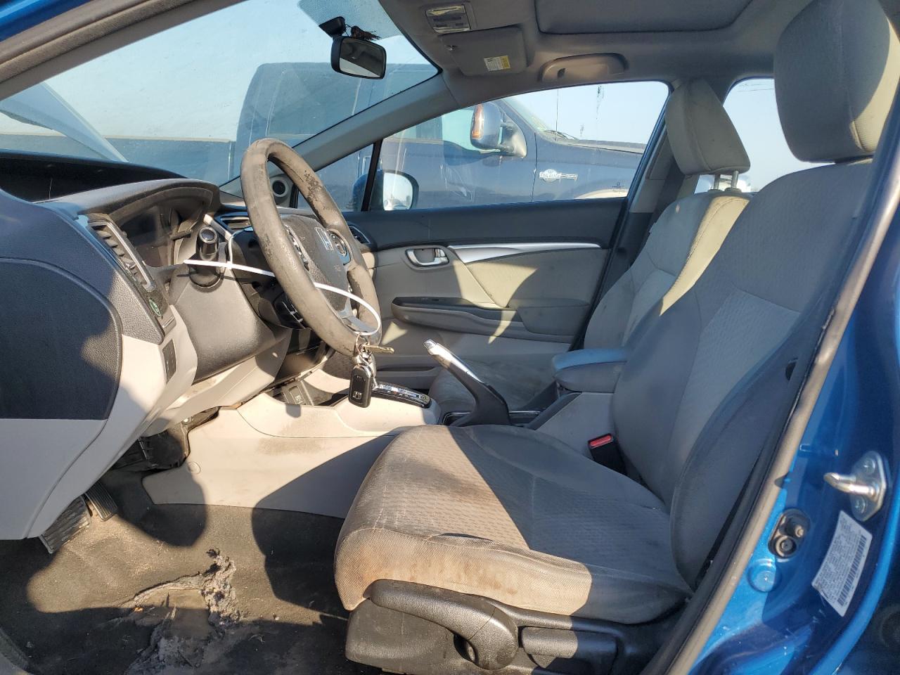 2015 Honda Civic VIN 2HGFB2F81FH554005 Copart auction photo, front end damage thumbnail 7