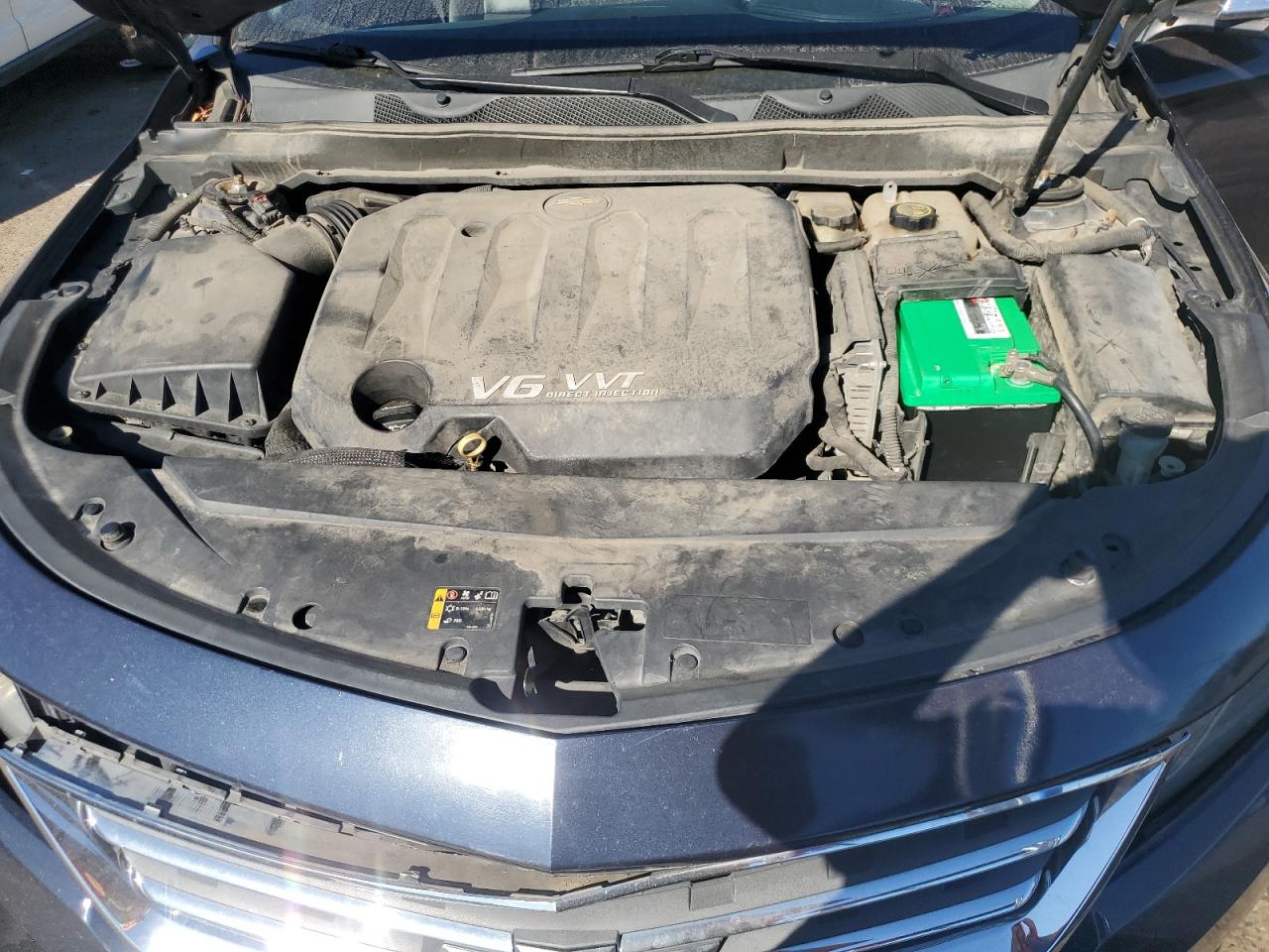 2016 Chevrolet Impala VIN 2G1115S30G9124445 Copart auction photo, front end / rear end damage thumbnail 11