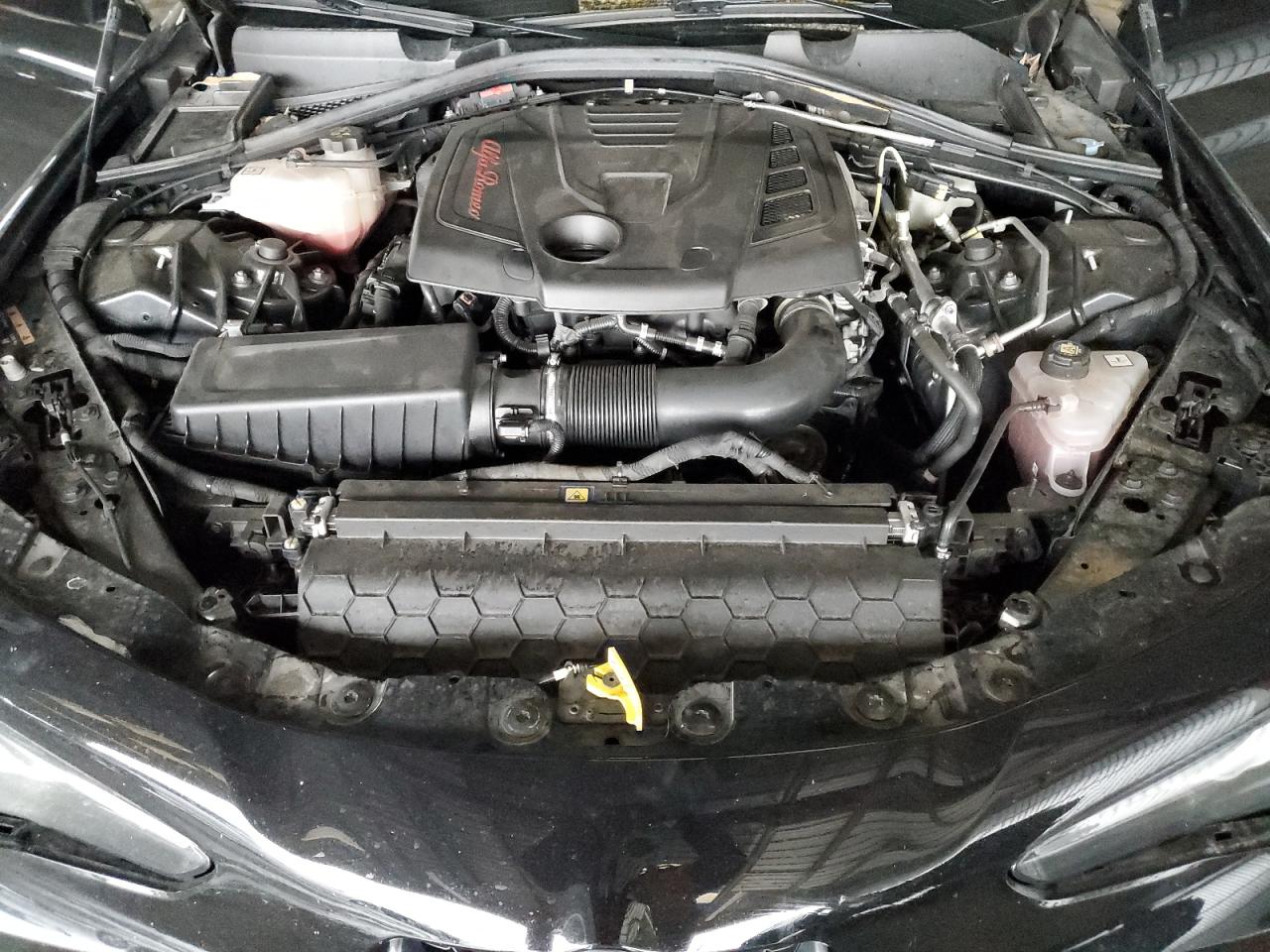 2018 Alfa Romeo Giulia VIN ZARFAEEN2J7589334 Copart auction photo, side / side damage thumbnail 11