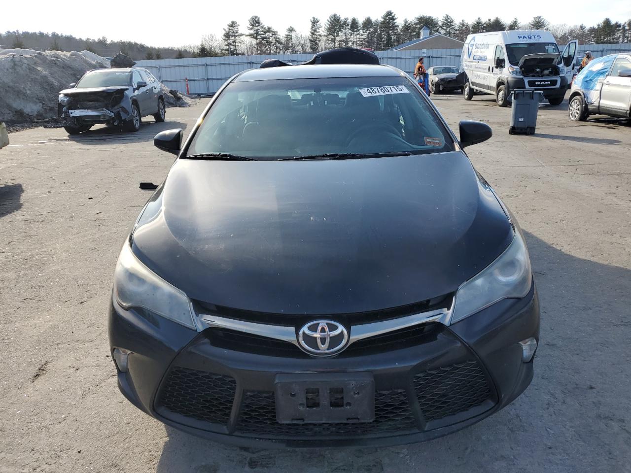 2017 Toyota Camry VIN 4T1BF1FK0HU431377 Copart auction photo, rear end damage thumbnail 5