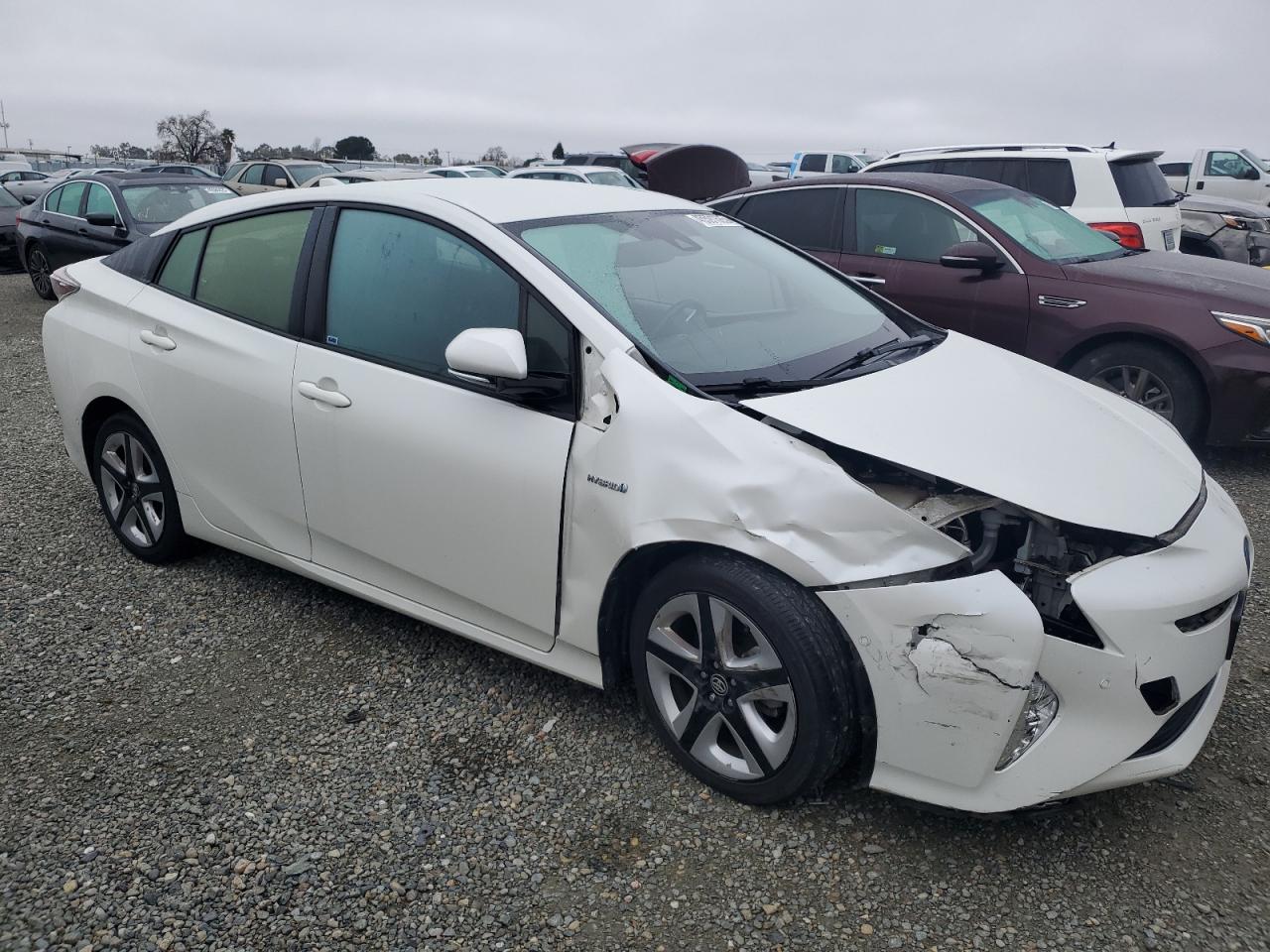 2016 Toyota Prius VIN JTDKARFU3G3527138 Copart auction photo, front end / minor dent/scratches damage thumbnail 4