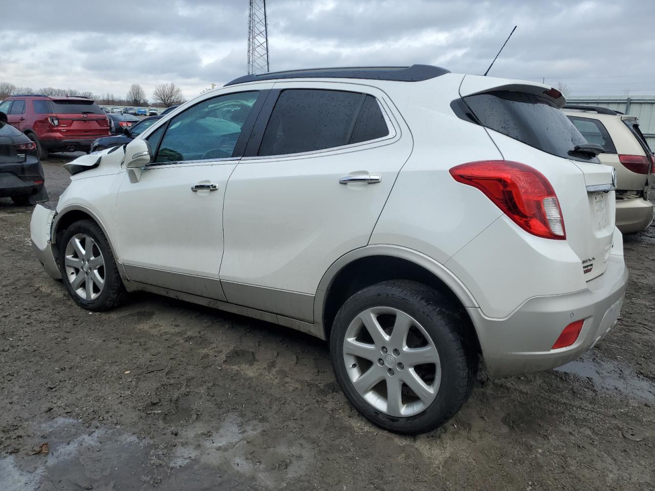 2015 Buick Encore VIN KL4CJHSB7FB243903 Copart auction photo, front end damage thumbnail 2