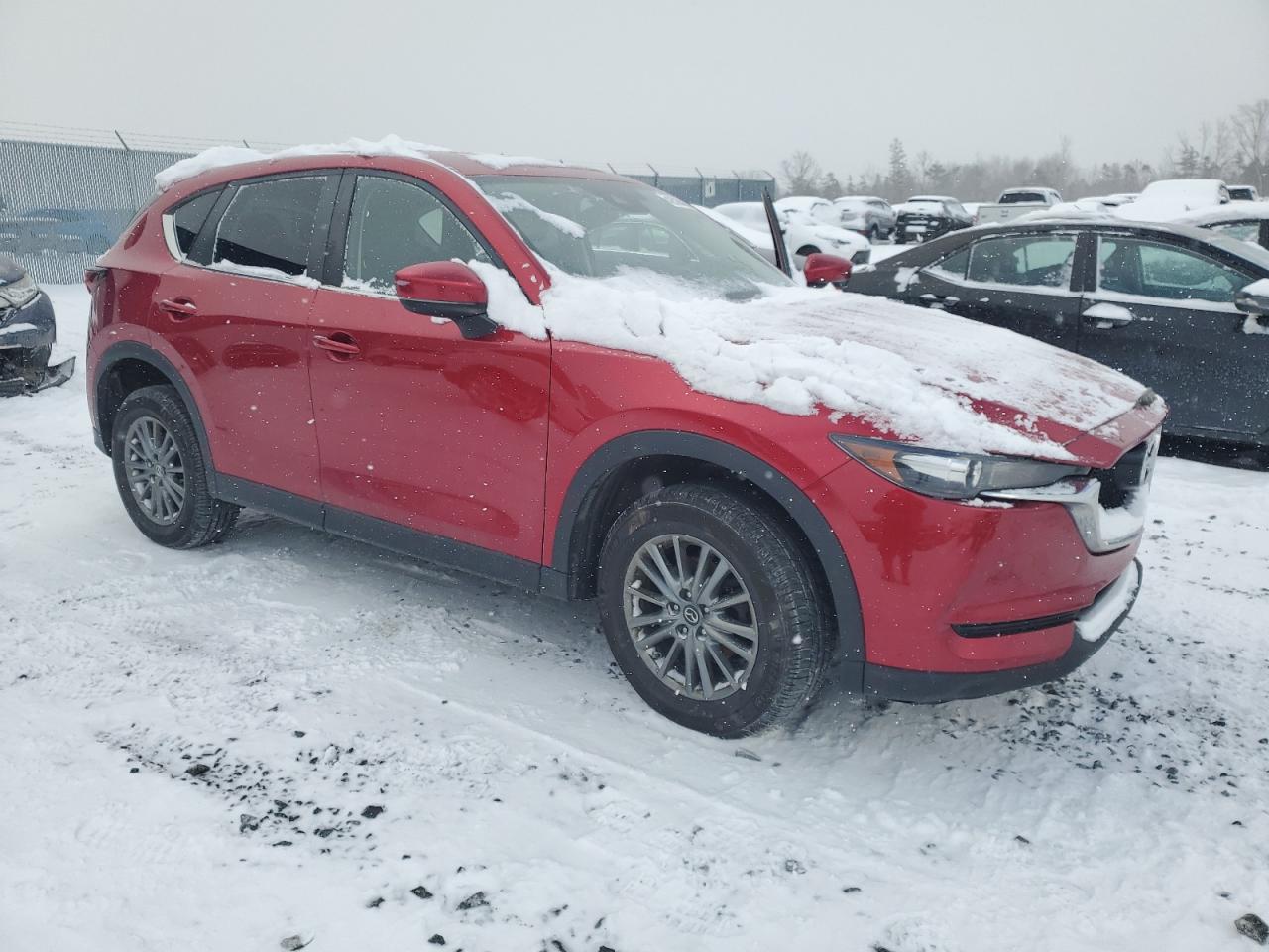 2018 Mazda CX-5 VIN JM3KFBCM7J0307501 Copart auction photo, vandalism damage thumbnail 4