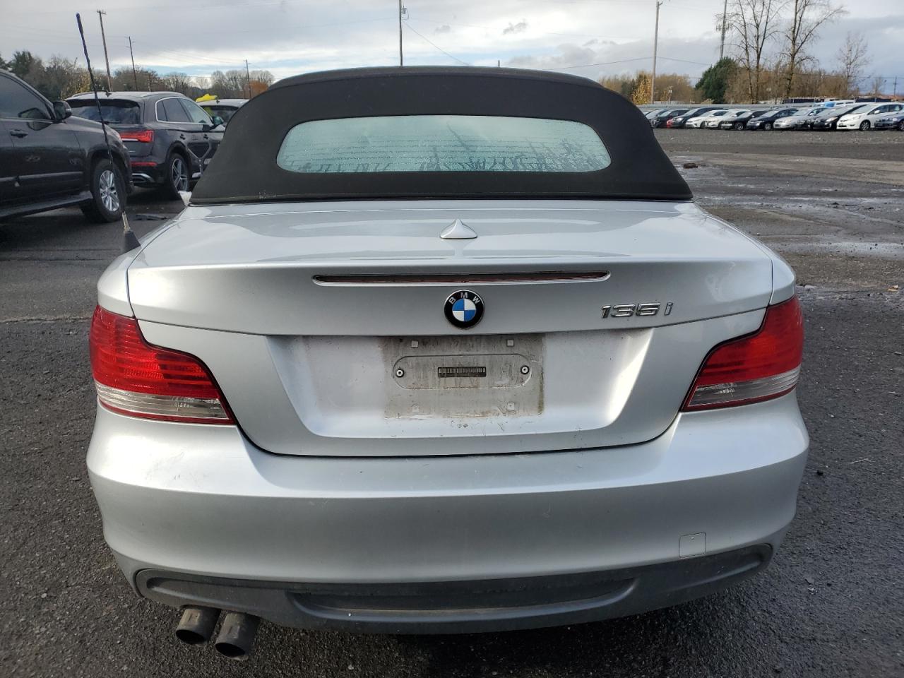 2008 BMW 1er VIN WBAUN93528VF55237 Copart auction photo, vandalism / mechanical damage thumbnail 6
