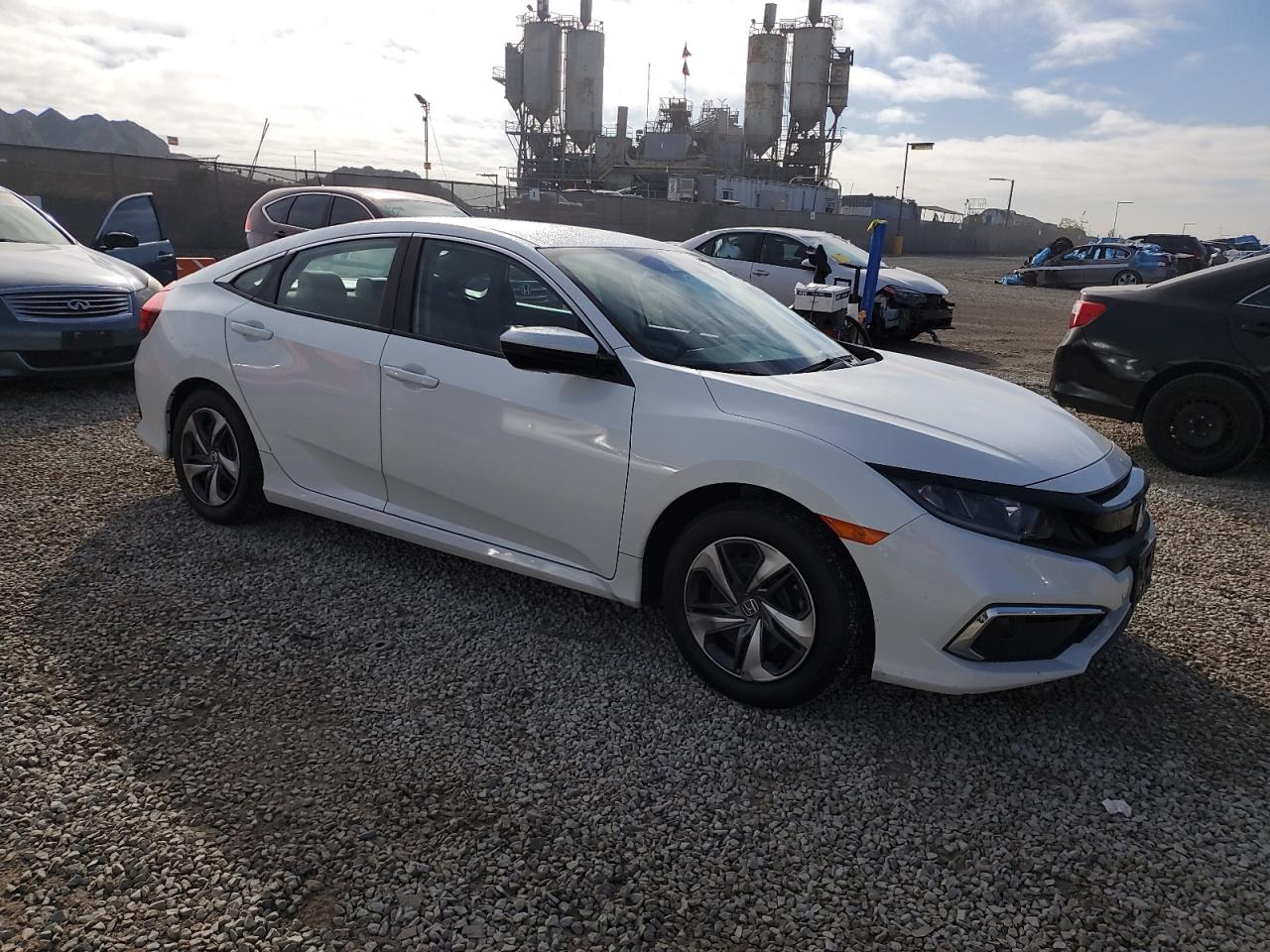 2020 Honda Civic VIN 2HGFC2F67LH558289 Copart auction photo, side / rear end damage thumbnail 4