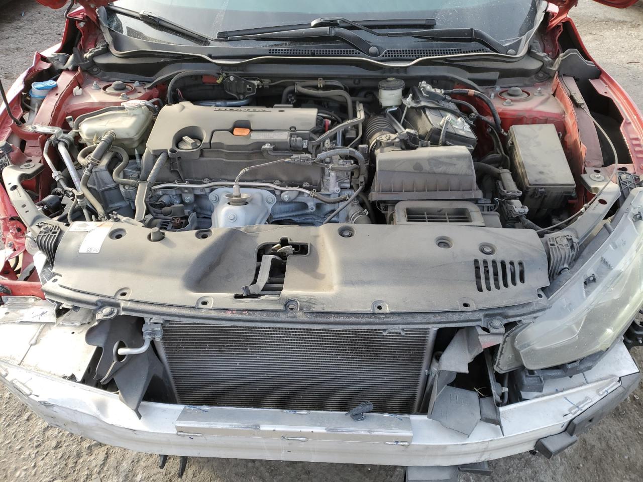 2020 Honda Civic VIN 2HGFC2F88LH564720 Copart auction photo, front end / side damage thumbnail 13