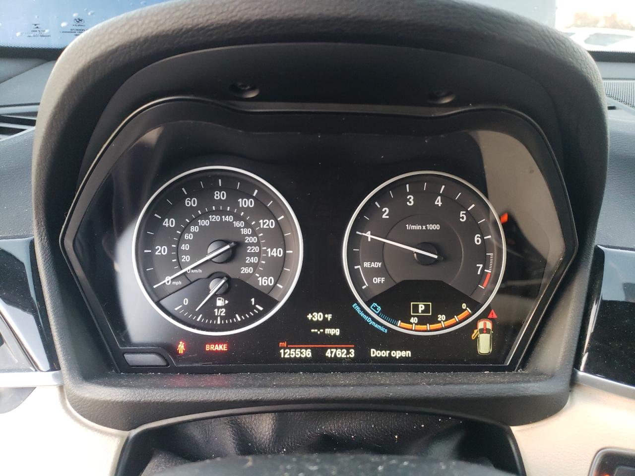 2018 BMW X1 VIN WBXHT3C36J5F89051 Copart auction photo, front end / minor dent/scratches damage thumbnail 9