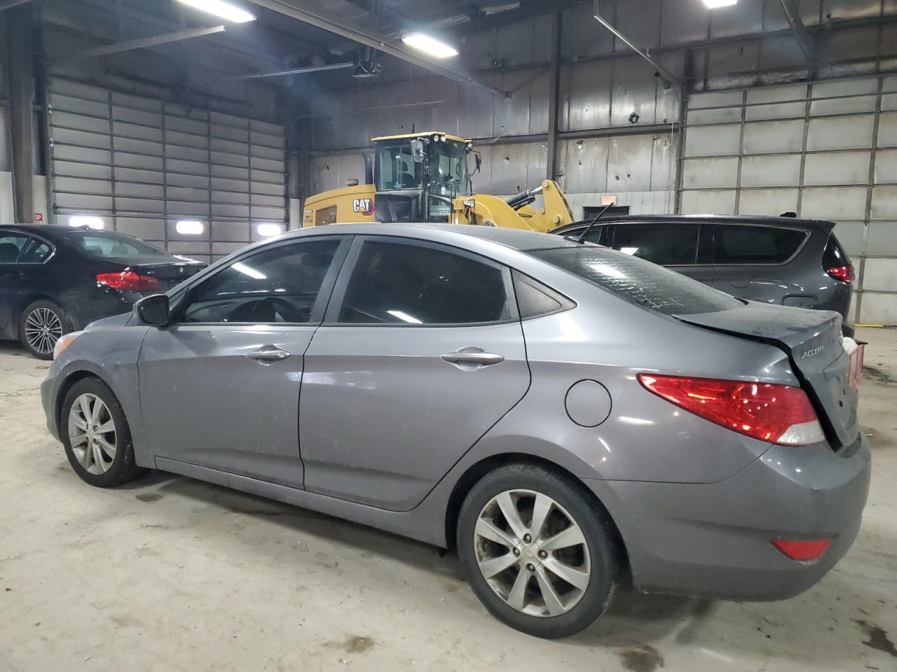 2014 Hyundai Accent VIN KMHCU4AE8EU757372 Copart auction photo, front end / mechanical damage thumbnail 2