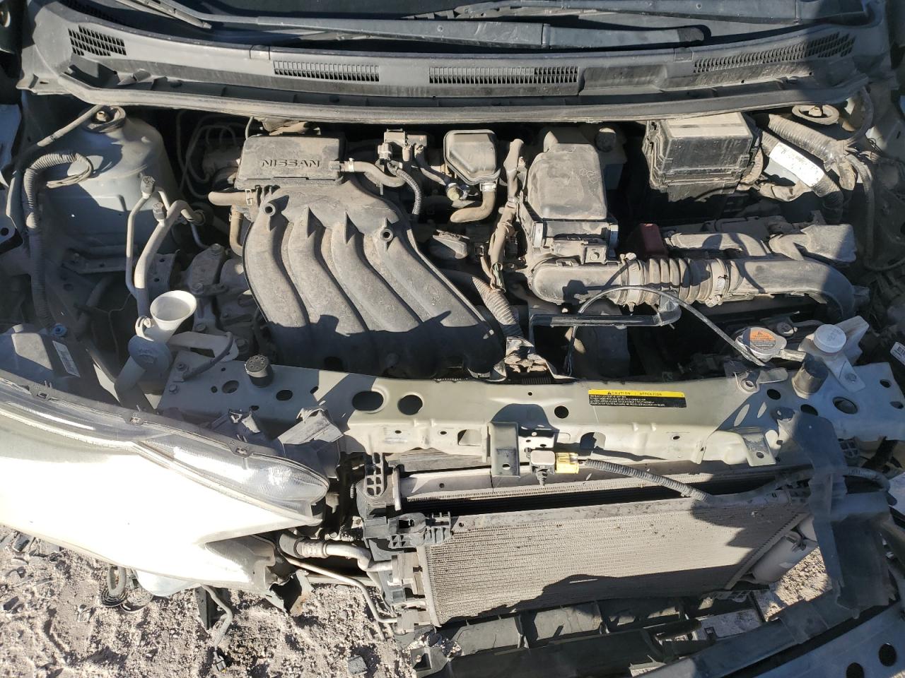 2015 Nissan Versa VIN 3N1CE2CP5FL446694 Copart auction photo, front end / undercarriage damage thumbnail 13