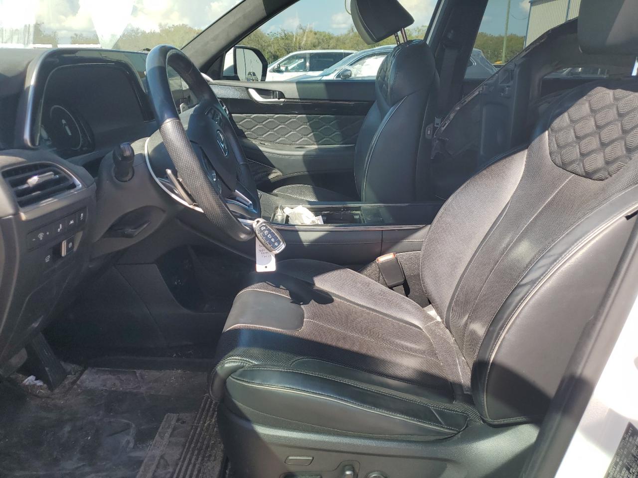 2020 Hyundai Palisade VIN KM8R5DHE5LU141171 Copart auction photo, front end / rear end damage thumbnail 7
