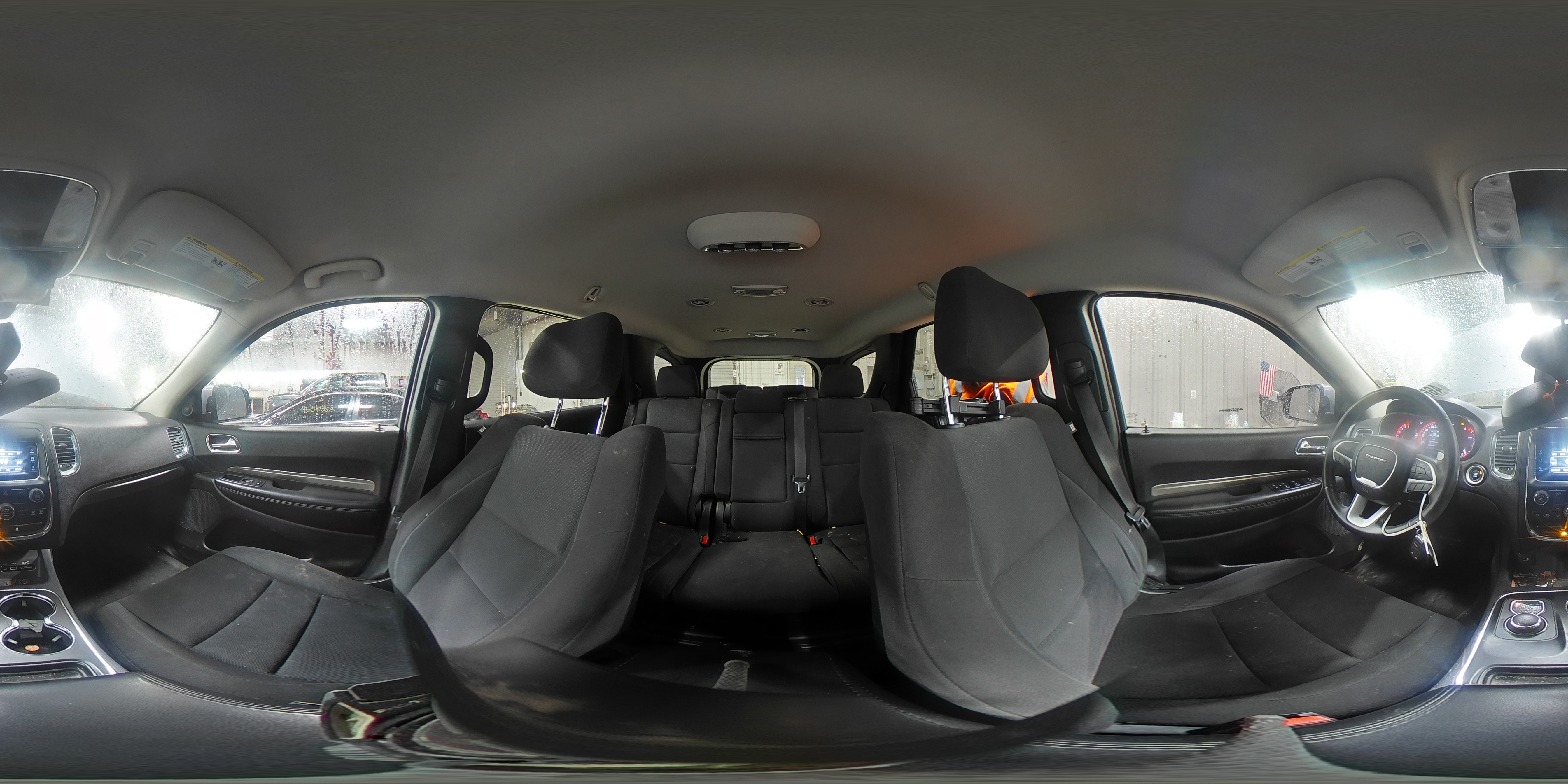 2014 Dodge Durango VIN 1C4RDHAG0EC360607 Copart auction photo, side / front end damage thumbnail 16