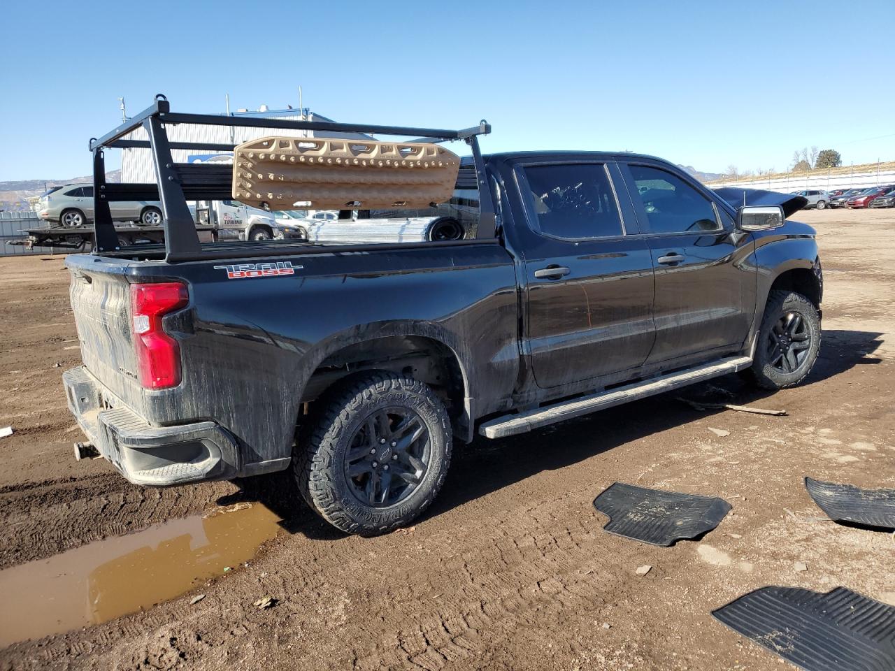 2020 Chevrolet Silverado VIN 3GCPYCEF3LG447167 Copart auction photo, front end / hail damage thumbnail 3