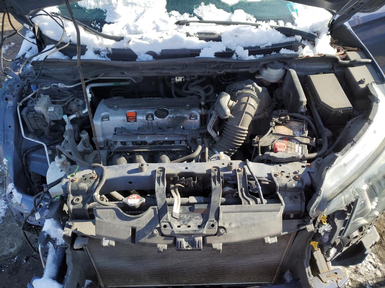 2014 Honda CR-V VIN 2HKRM4H35EH696785 Copart auction photo, front end / rear end damage thumbnail 12