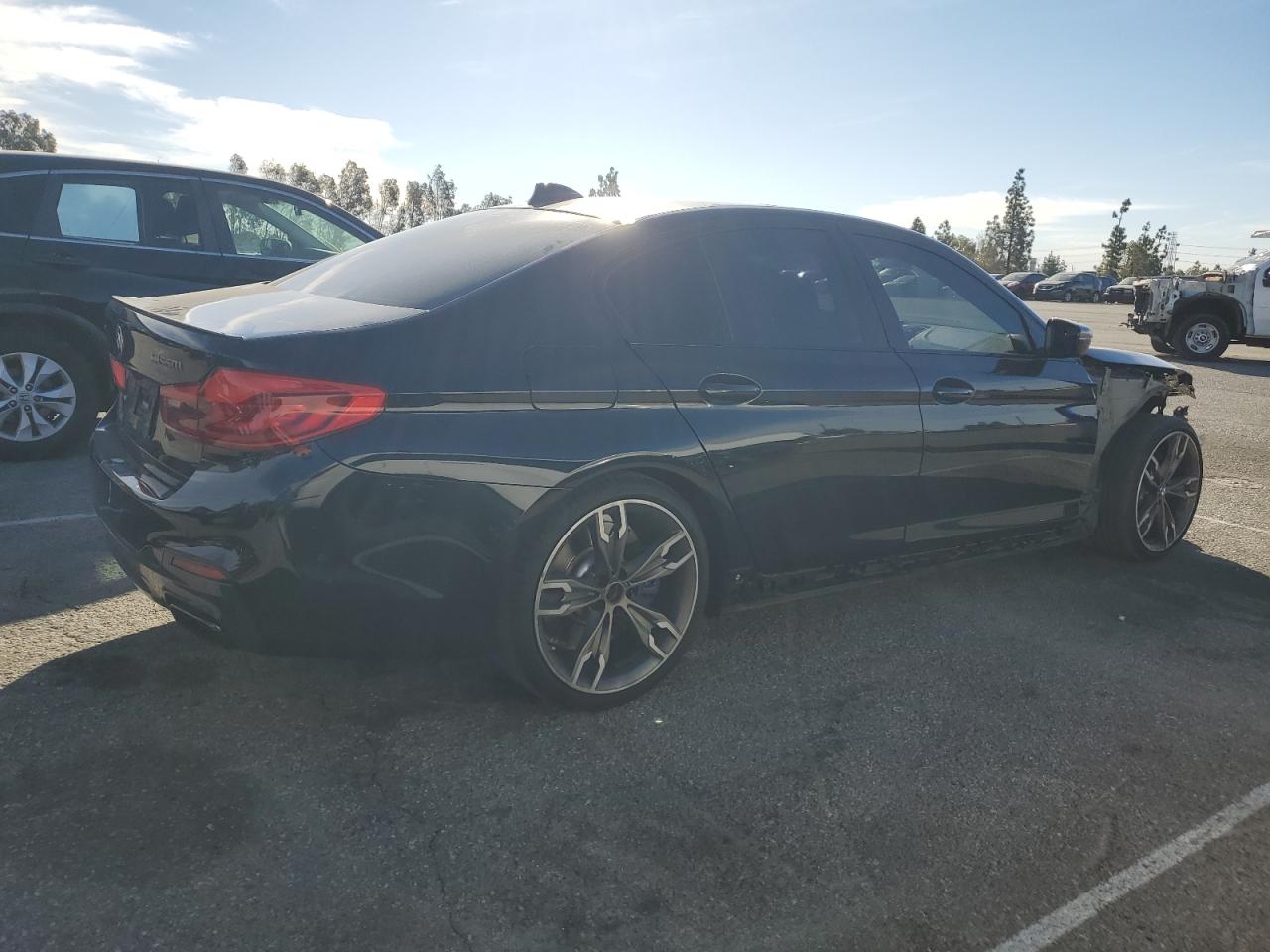 2020 BMW M5 VIN WBAJS7C06LBN96210 Copart auction photo, front end damage thumbnail 3