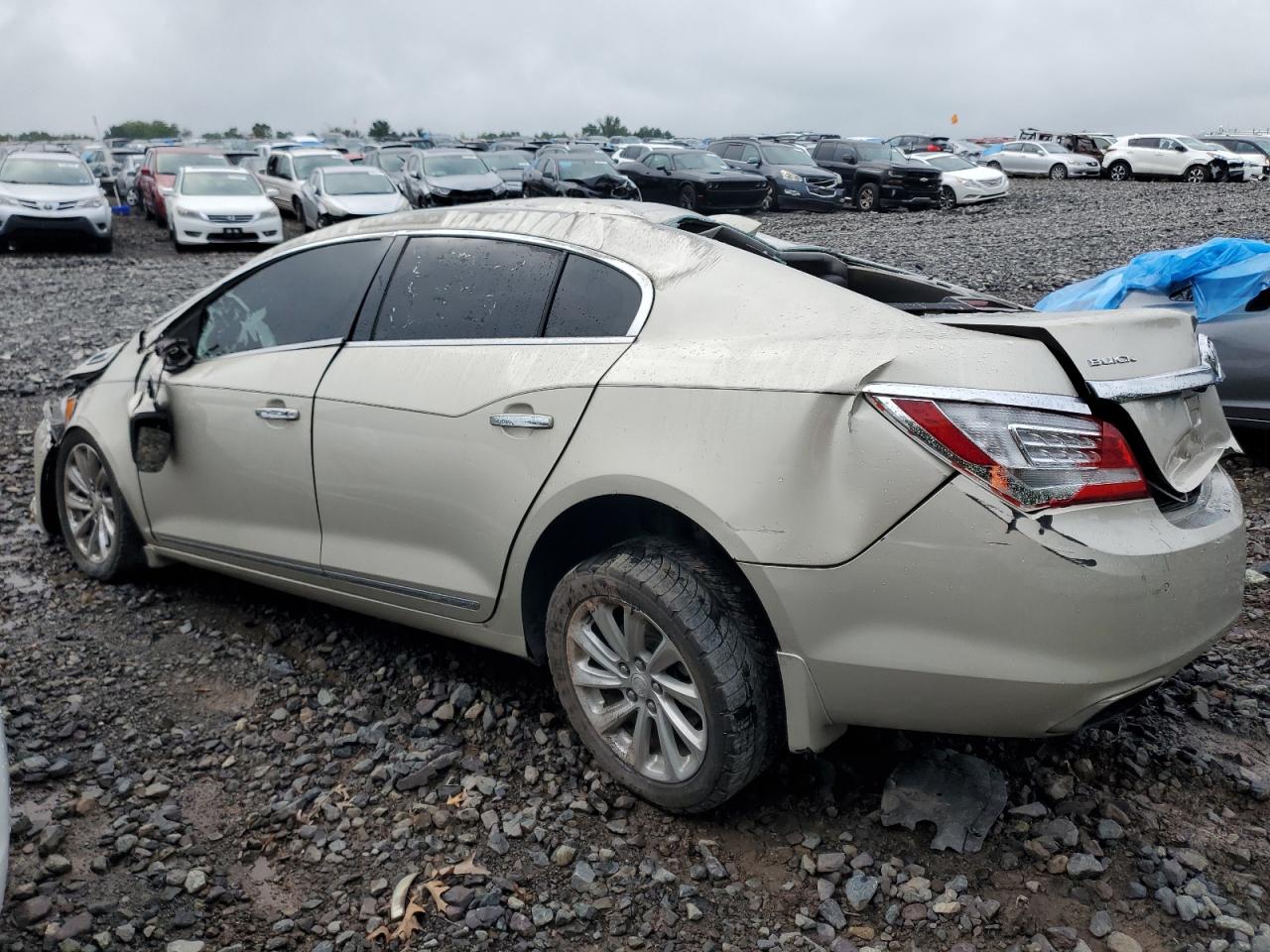 2015 Buick LaCrosse VIN 1G4GB5G33FF110578 Copart auction photo, rollover damage thumbnail 2