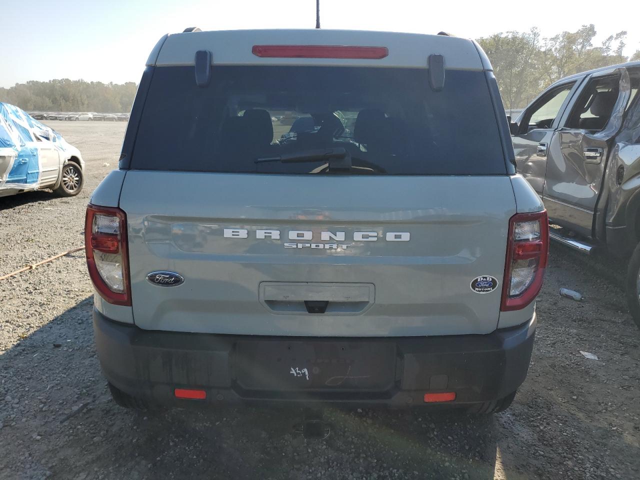 2021 Ford Bronco VIN 3FMCR9B6XMRA01439 Copart auction photo, top/roof damage thumbnail 6