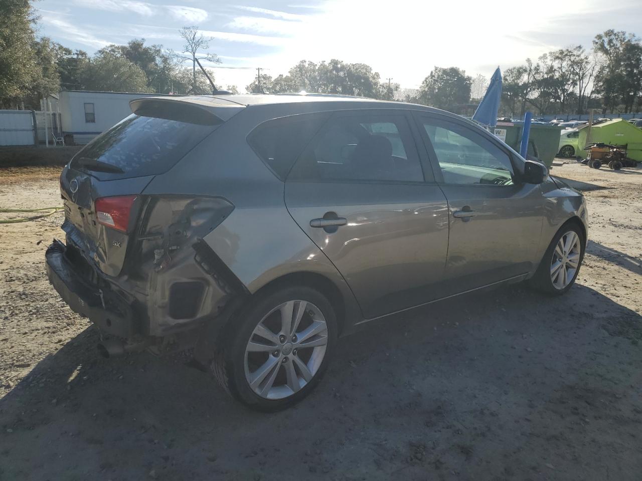 2012 KIA Forte VIN KNAFW5A3XC5518104 Copart auction photo, rear end / front end damage thumbnail 3