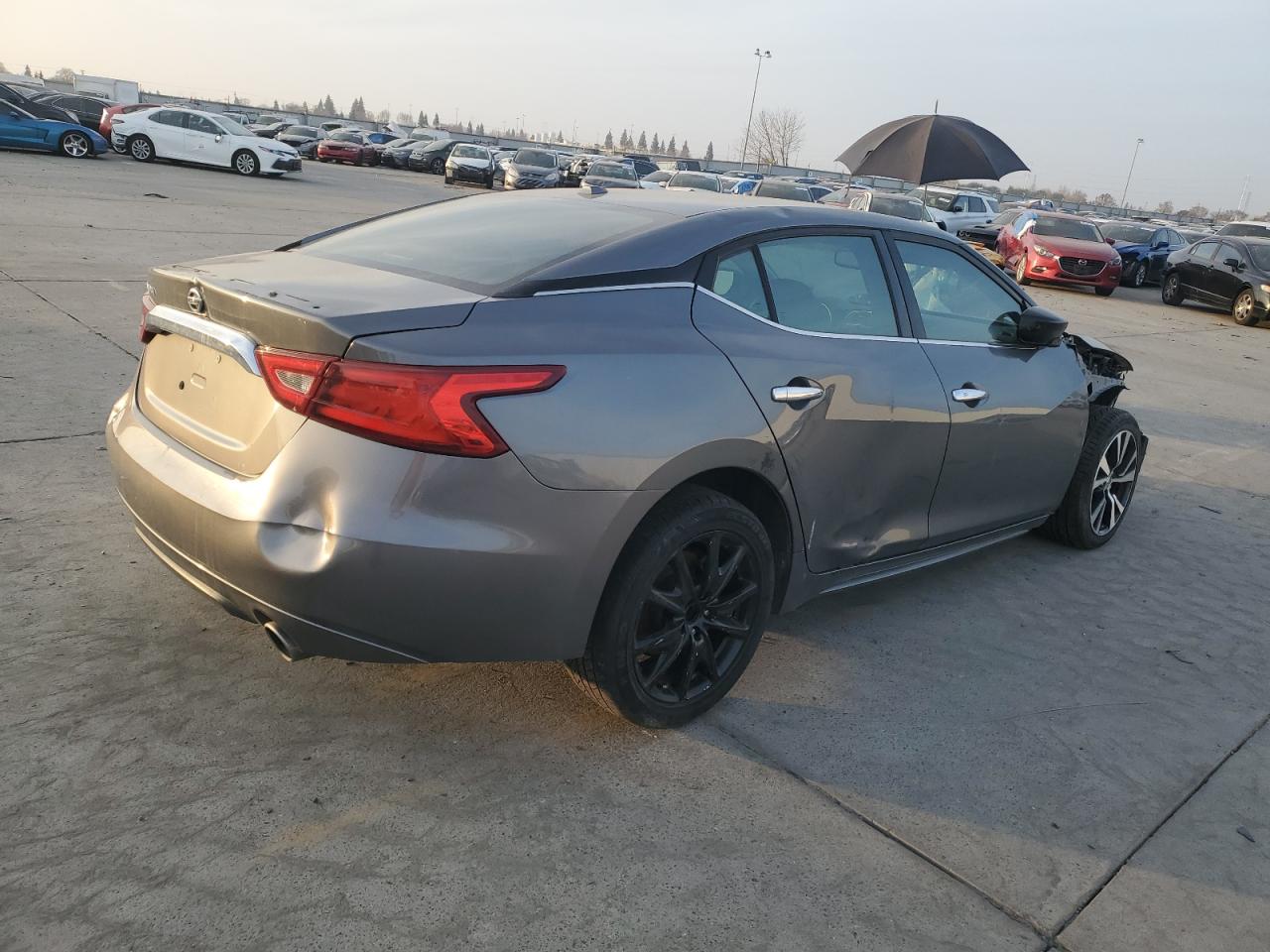 2017 Nissan Maxima VIN 1N4AA6AP4HC436706 Copart auction photo, front end / rear end damage thumbnail 3