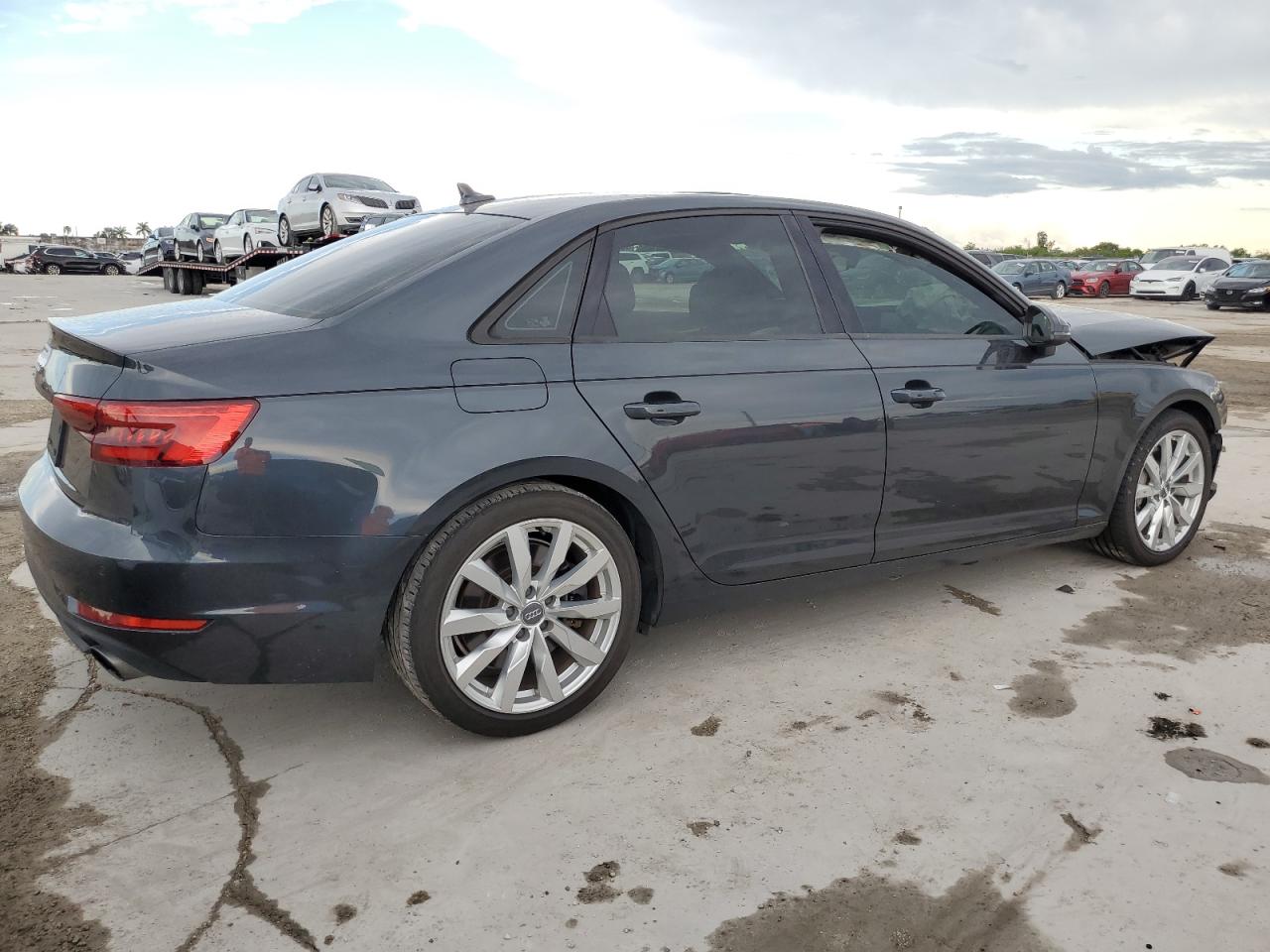2017 Audi A4 VIN WAUGNAF47HN011444 Copart auction photo, front end damage thumbnail 3