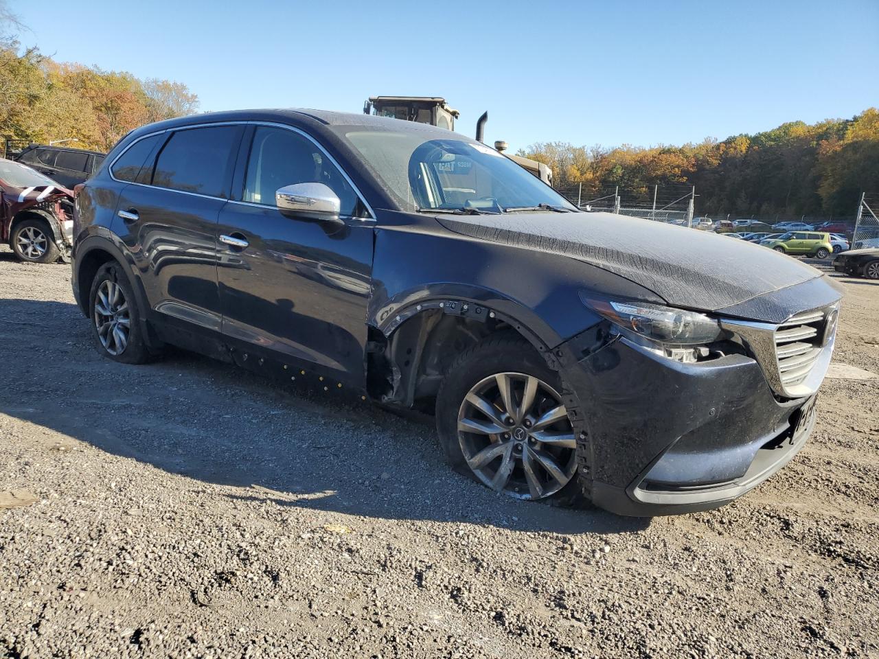 2018 Mazda CX-9 VIN JM3TCBCY4J0206450 Copart auction photo, front end / side damage thumbnail 4