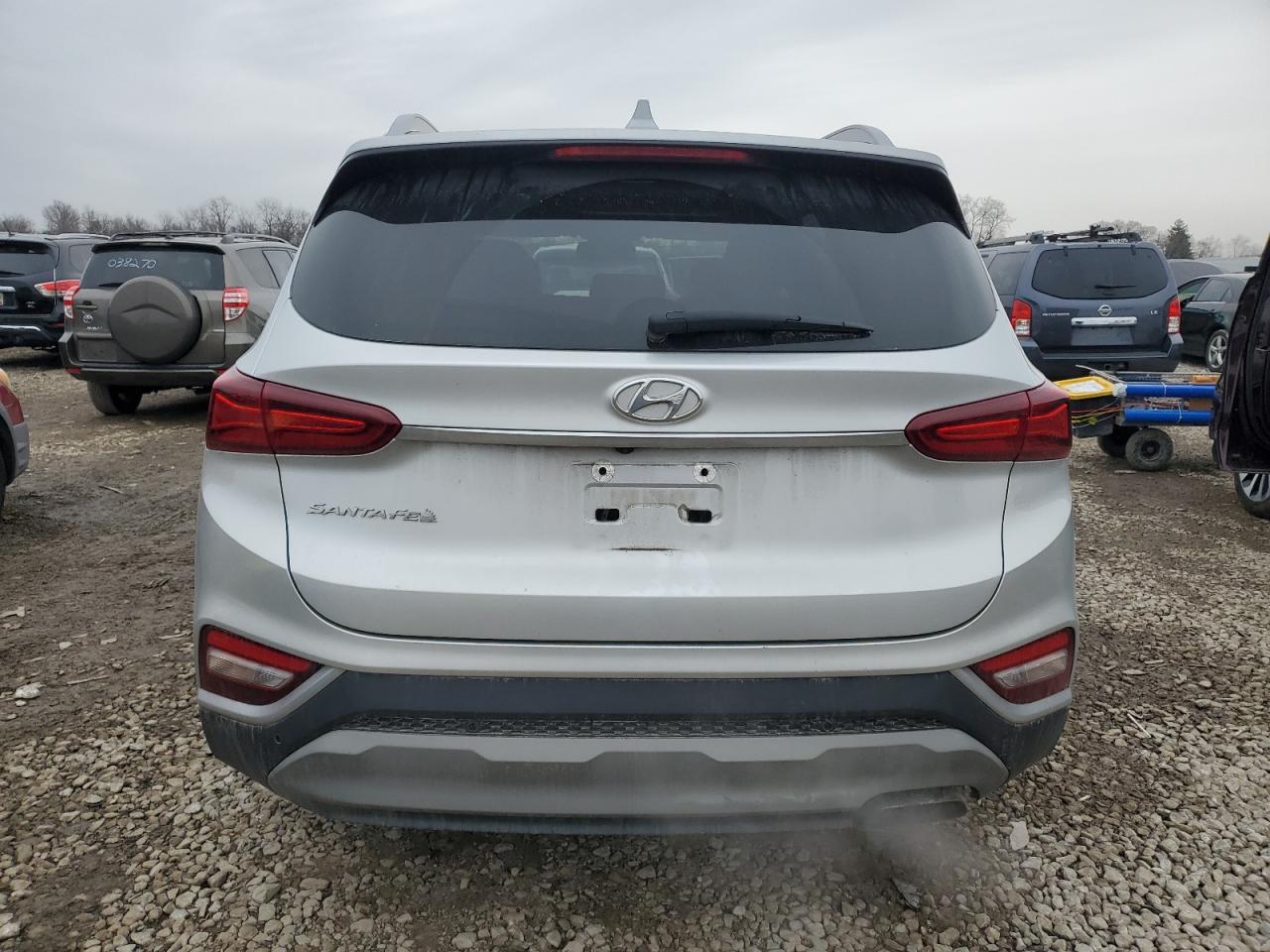 2019 Hyundai Santa Fe VIN 5NMS53AD1KH039440 Copart auction photo, front end damage thumbnail 6