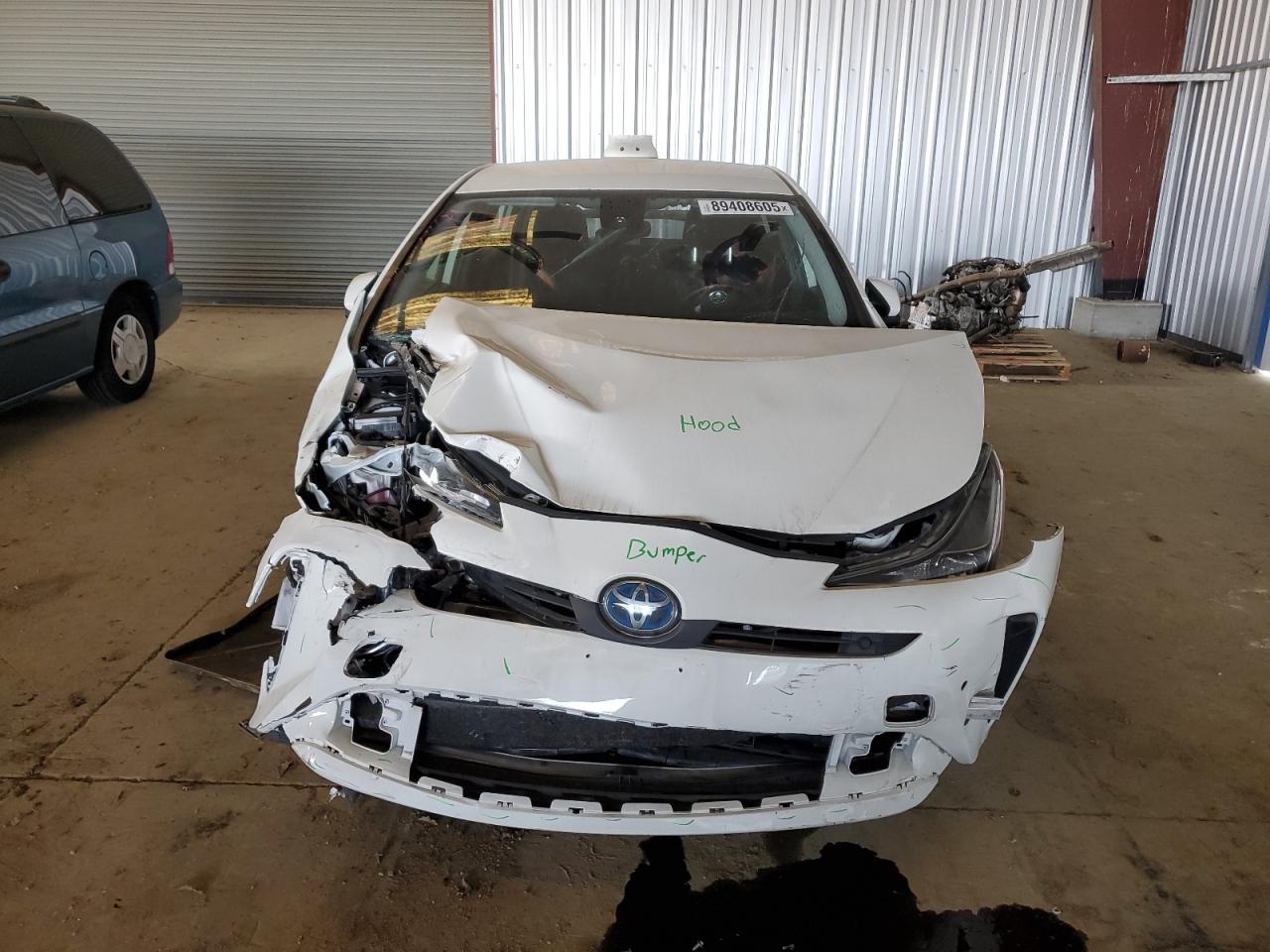 2022 Toyota Prius VIN JTDKAMFU9N3184433 Copart auction photo, front end / rear end damage thumbnail 5