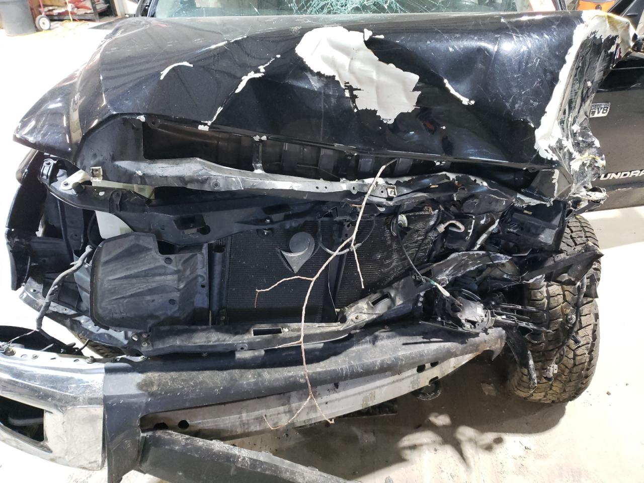2019 Toyota Tundra VIN 5TFHY5F15KX815443 Copart auction photo, front end / side damage thumbnail 12