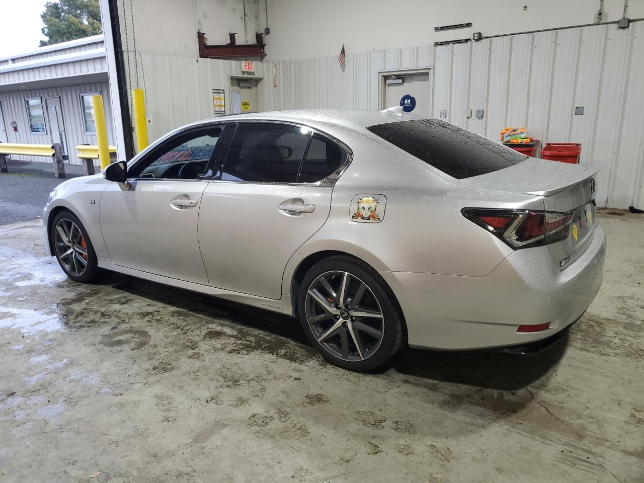 2017 Lexus GS VIN JTHBS1BL4HA001883 Copart auction photo, vandalism / top/roof damage thumbnail 2