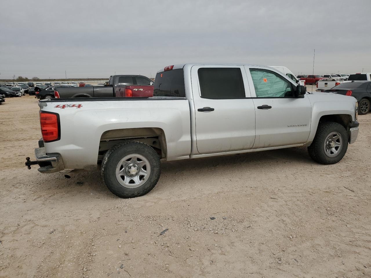2014 Chevrolet Silverado VIN 3GCUKPECXEG302616 Copart auction photo, front end damage thumbnail 3