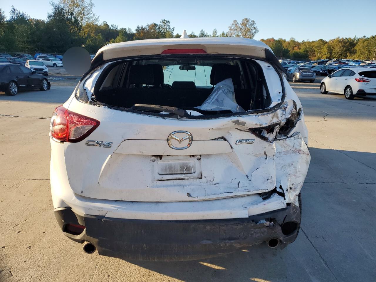 2014 Mazda CX-5 VIN JM3KE2CY6E0310529 Copart auction photo, all over / rear end damage thumbnail 6