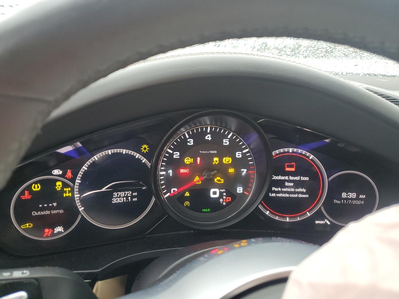 2019 Porsche Cayenne VIN WP1AB2AY9KDA64062 Copart auction photo, front end / mechanical damage thumbnail 9