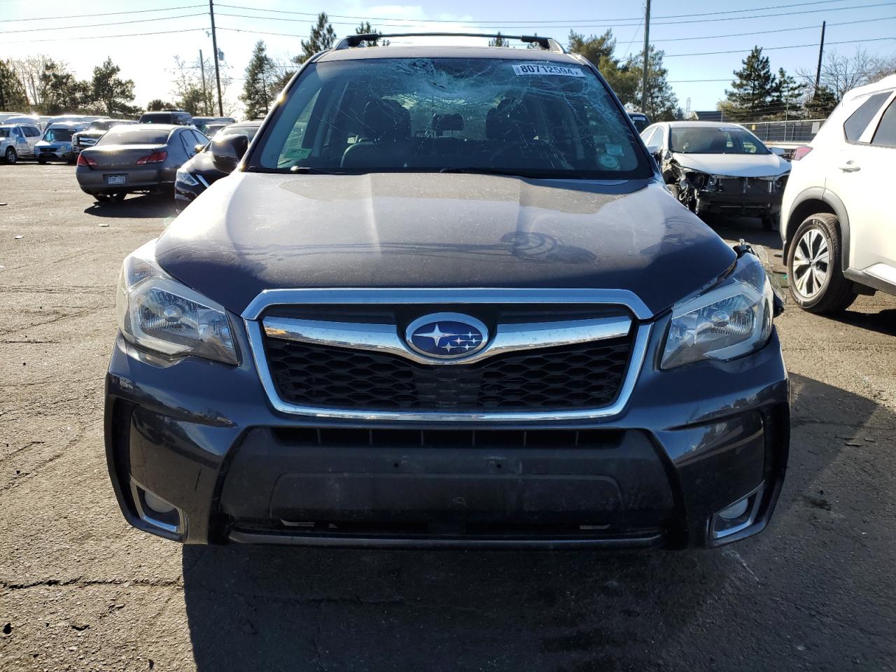 2016 Subaru Forester VIN JF2SJGVC8GH414173 Copart auction photo, front end / side damage thumbnail 5
