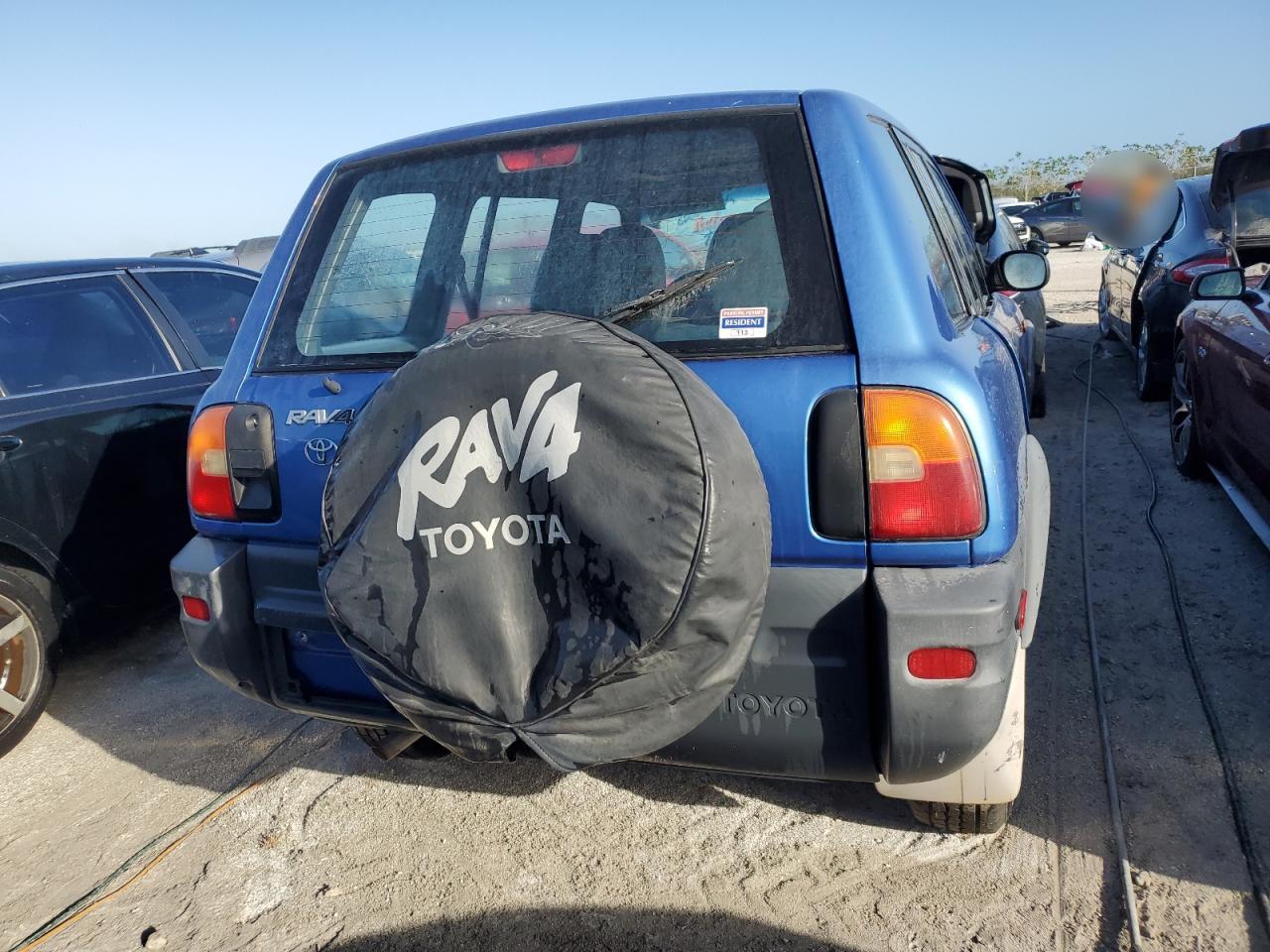 1997 Toyota RAV 4 VIN JT3HP10V4V7038091 Copart auction photo, water/flood damage thumbnail 6