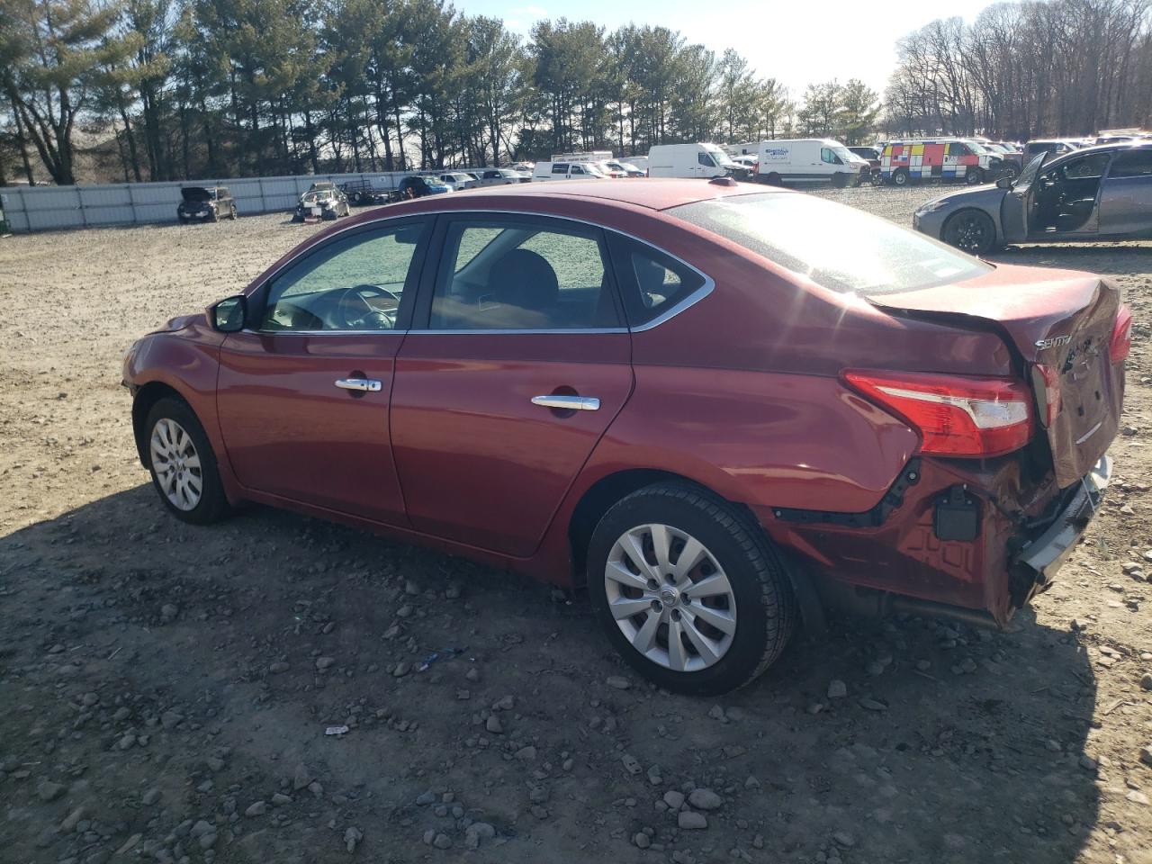 2016 Nissan Sentra VIN 3N1AB7AP3GY250239 Copart auction photo, front end / rear end damage thumbnail 2