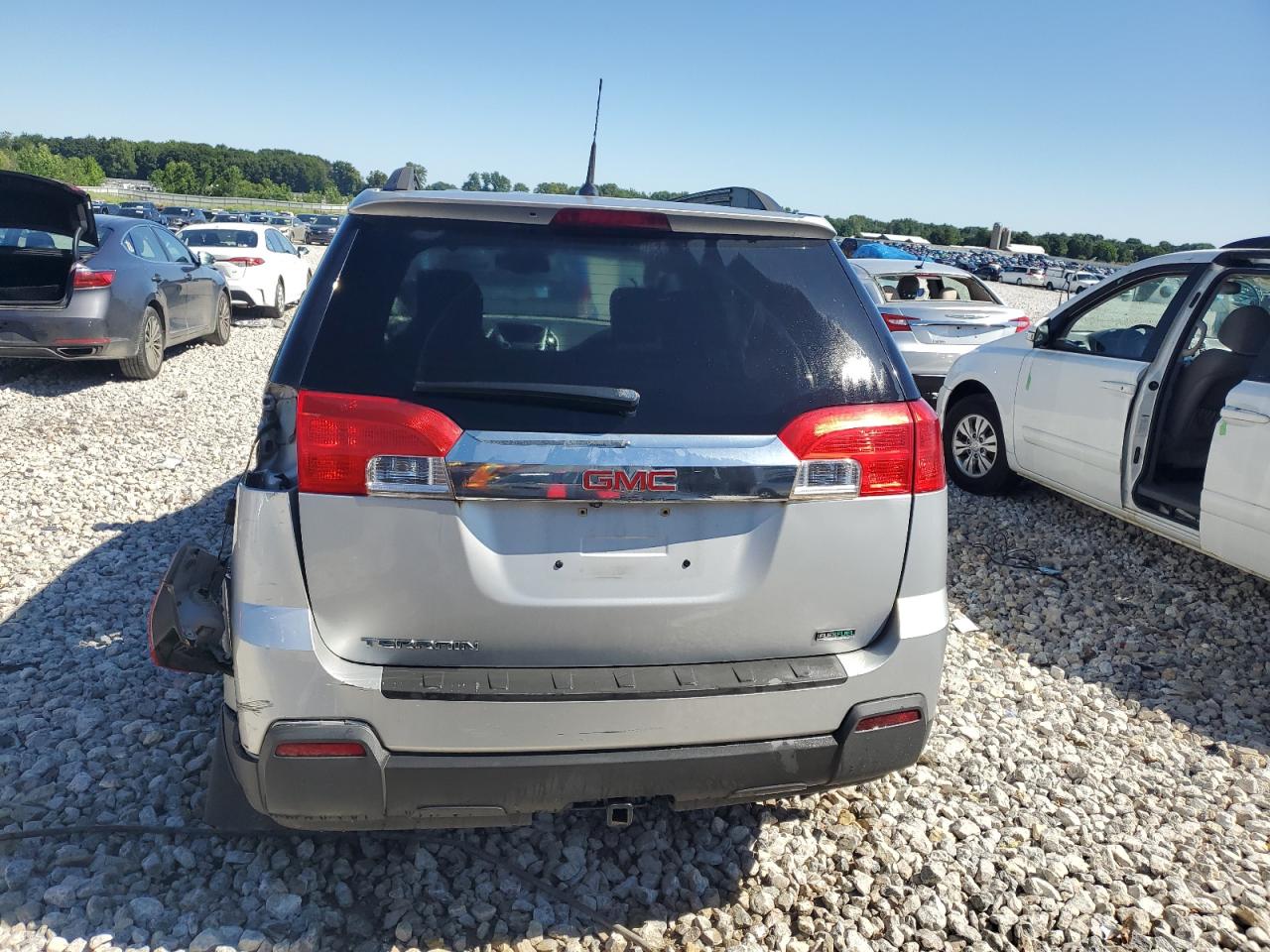 2012 GMC Terrain VIN 2GKALSEK1C6196533 Copart auction photo, rear end / side damage thumbnail 6