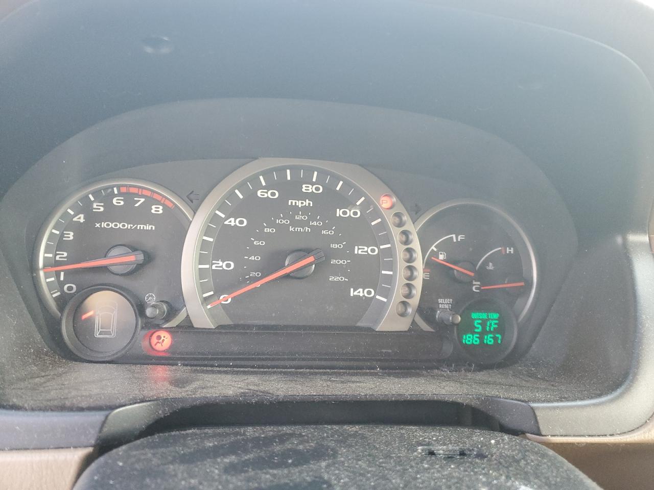 2004 Honda Pilot VIN 2HKYF18464H549886 Copart auction photo, rear end damage thumbnail 9